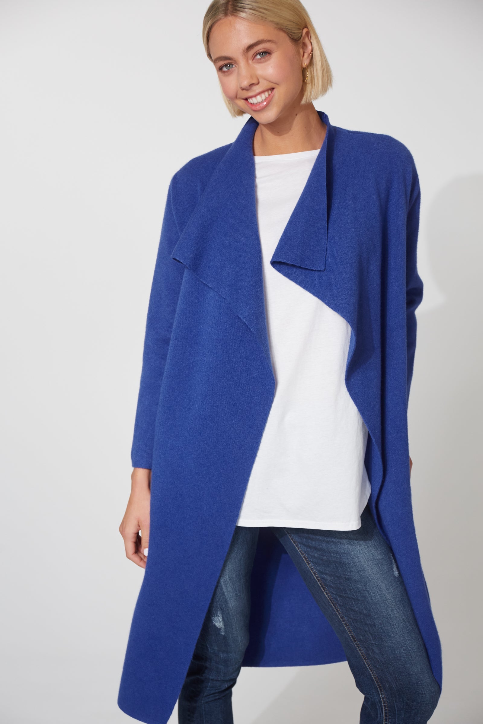 Cordova Cardigan - Cobalt - The Haven Co