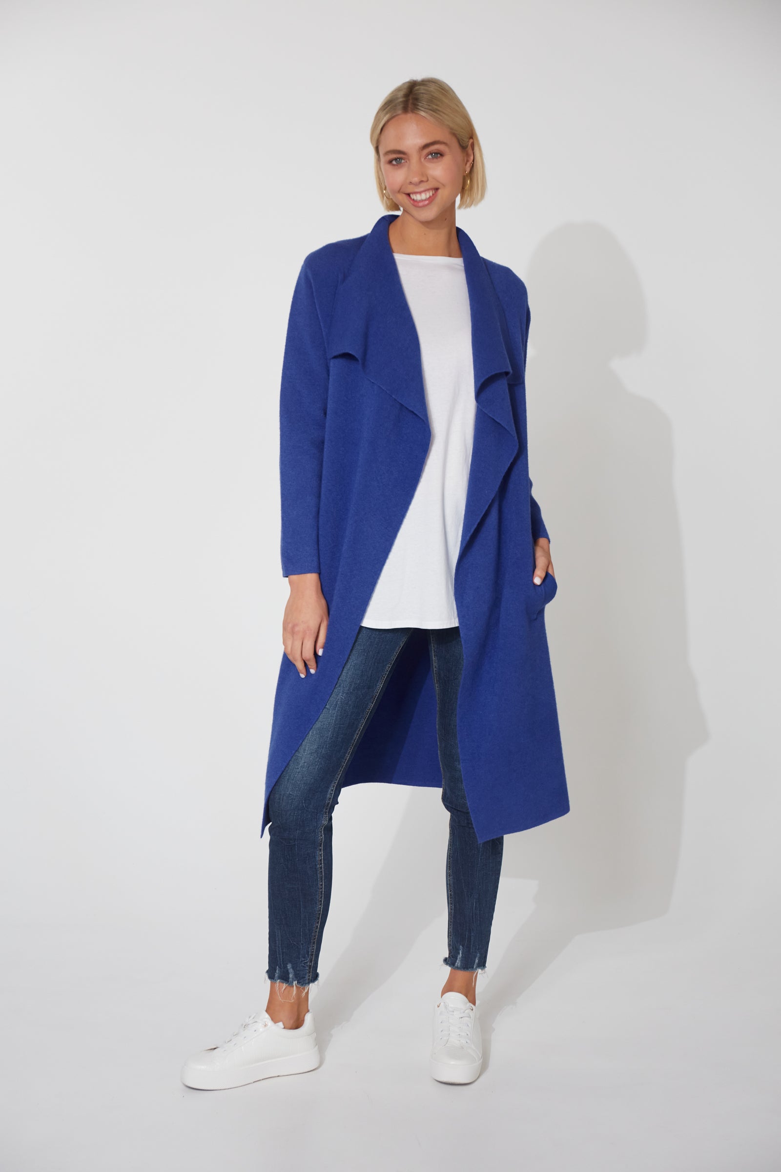 Cordova Cardigan - Cobalt - The Haven Co