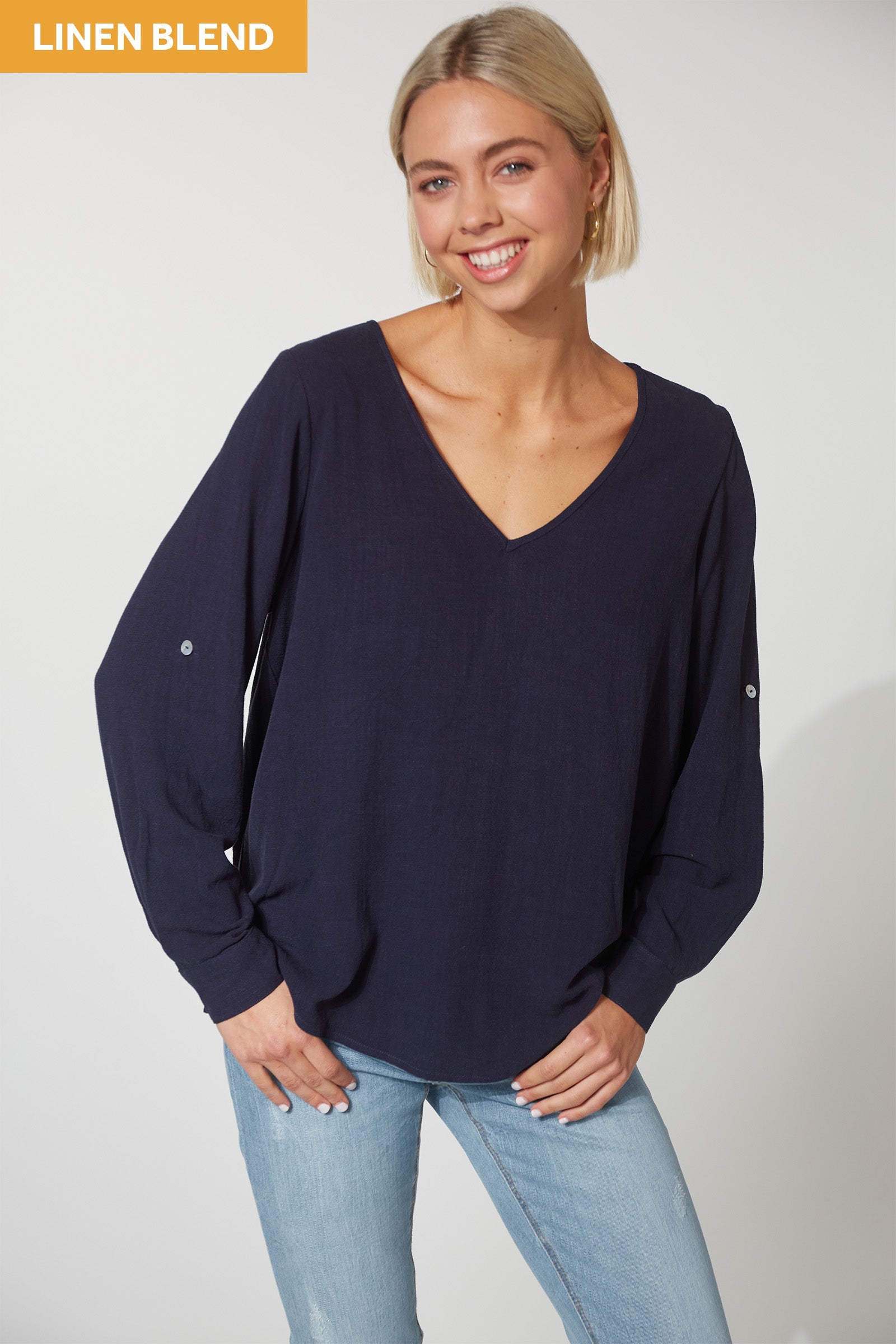 Lauder Top - Midnight - The Haven Co