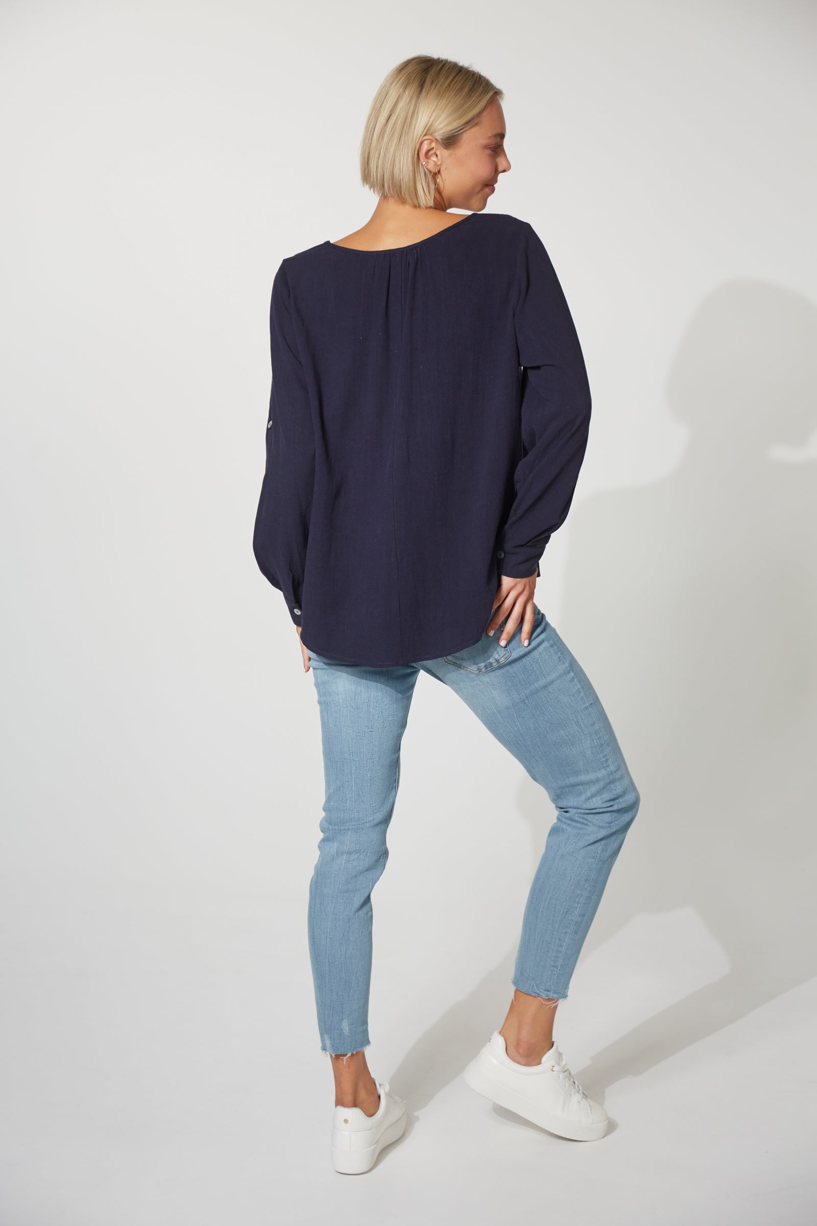 Lauder Top - Midnight - The Haven Co