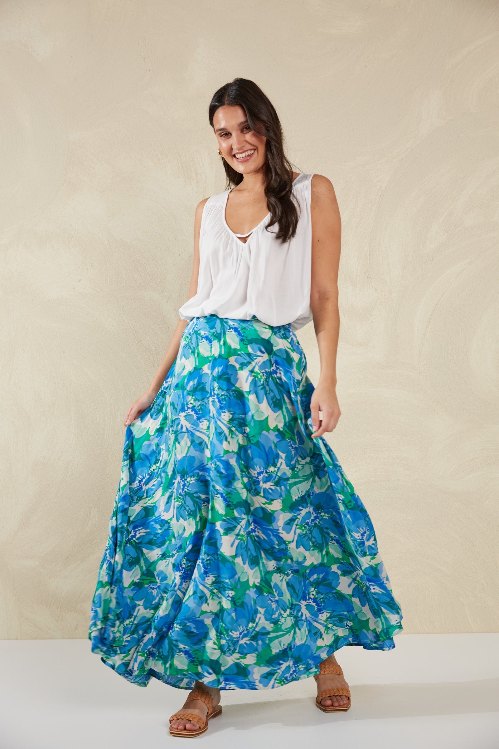 Lipari Maxi Skirt - Petali - The Haven Co