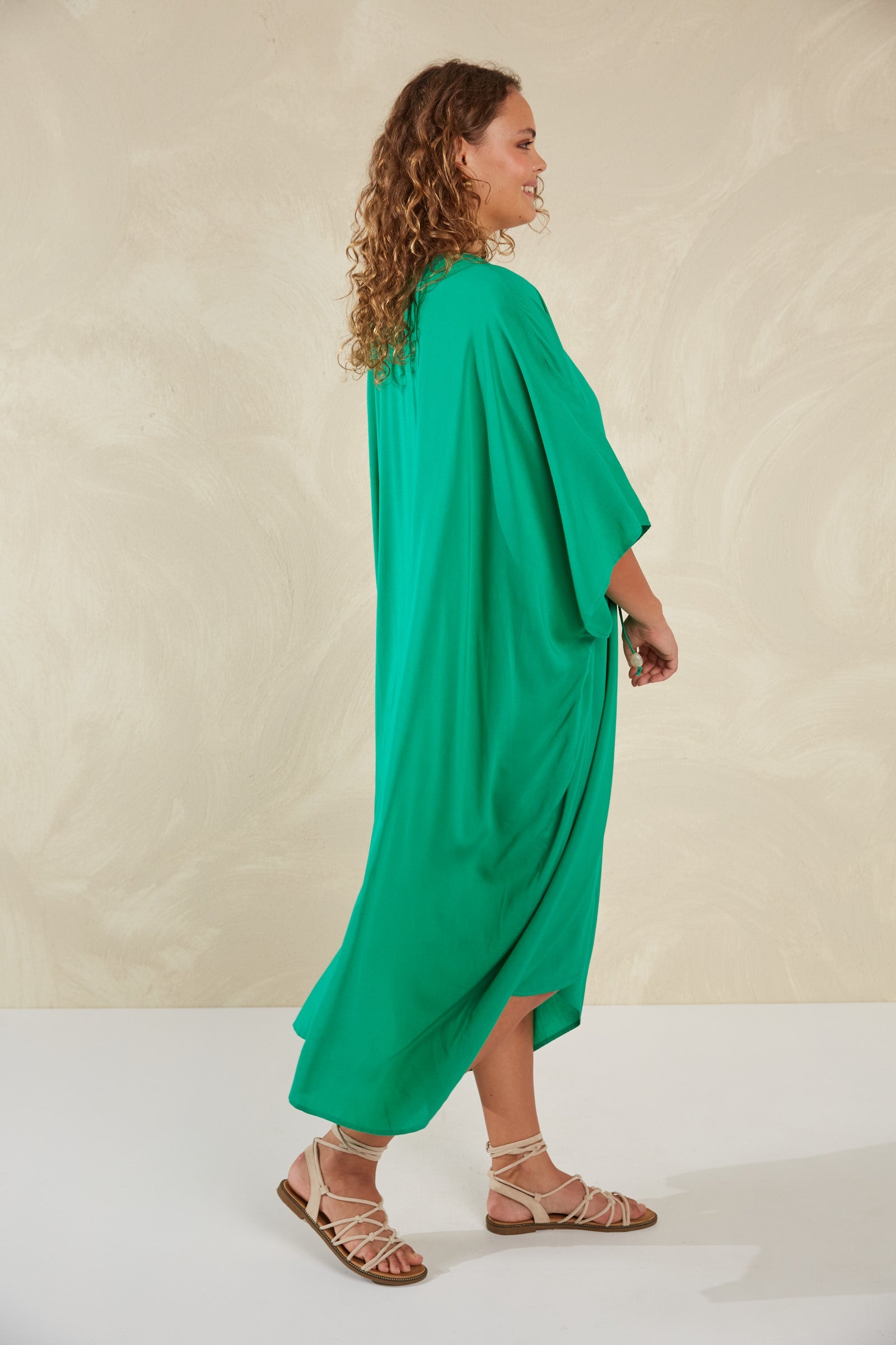 Lipari Kaftan - Verde - The Haven Co