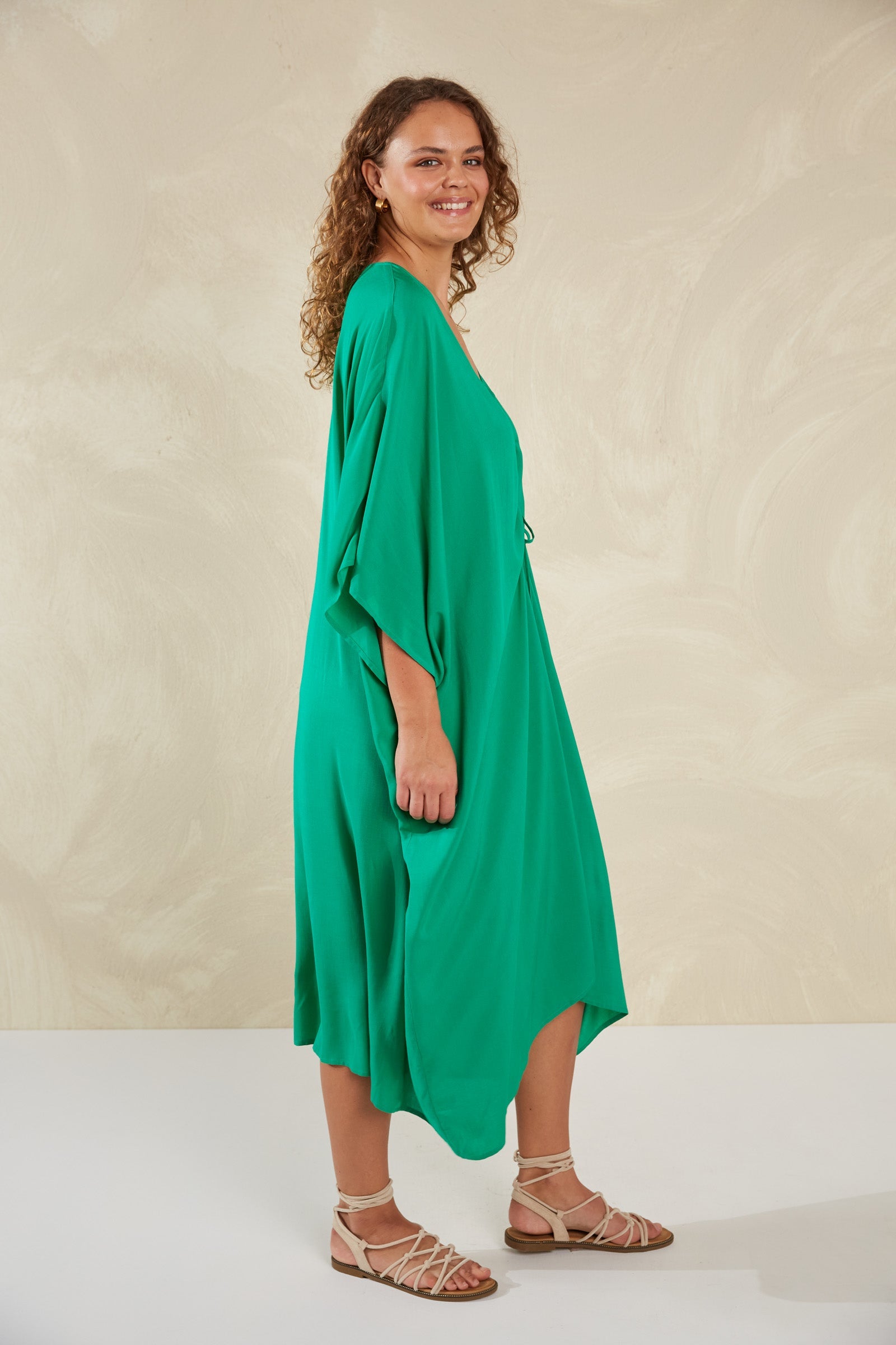 Lipari Kaftan - Verde - The Haven Co