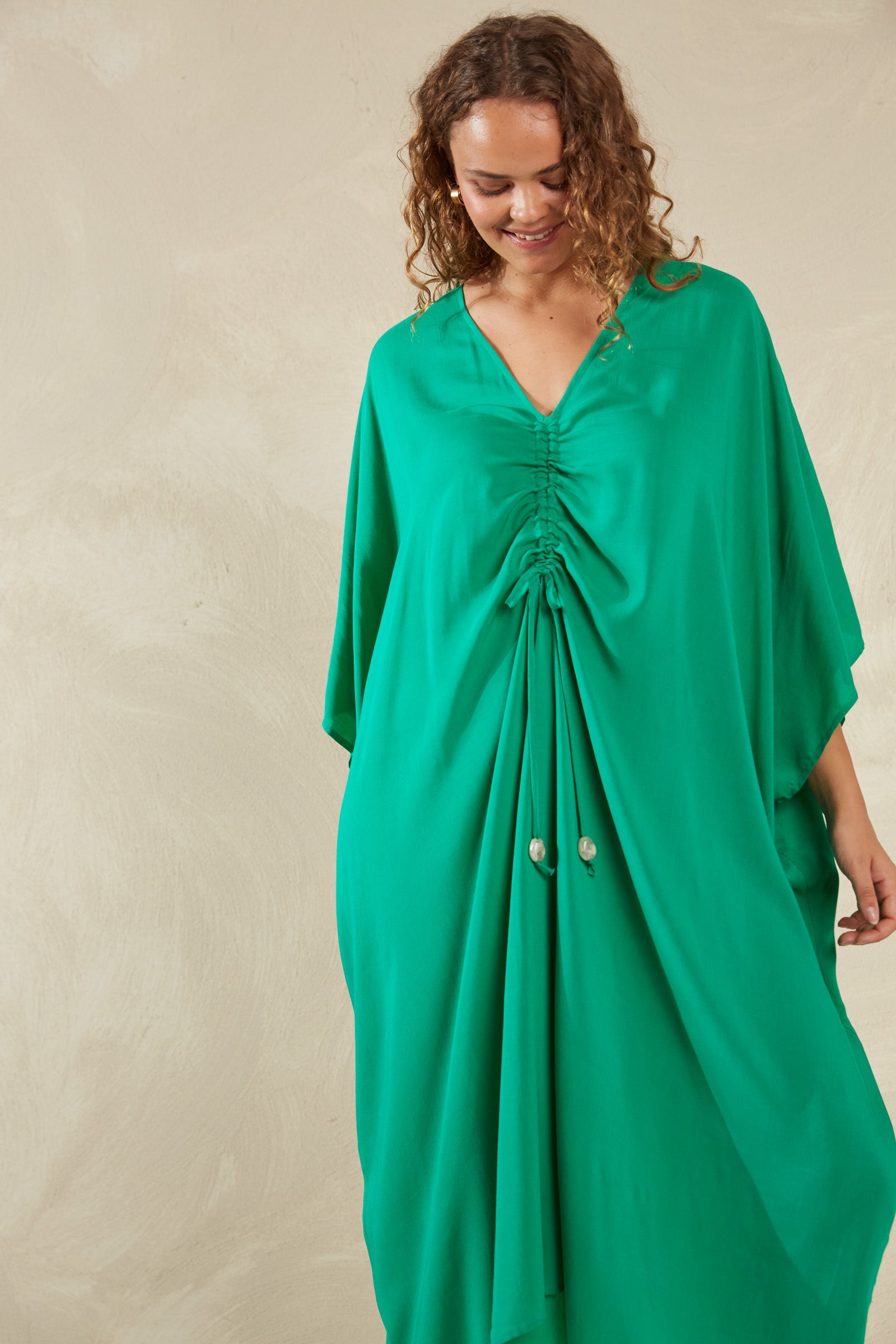 Lipari Kaftan - Verde - The Haven Co