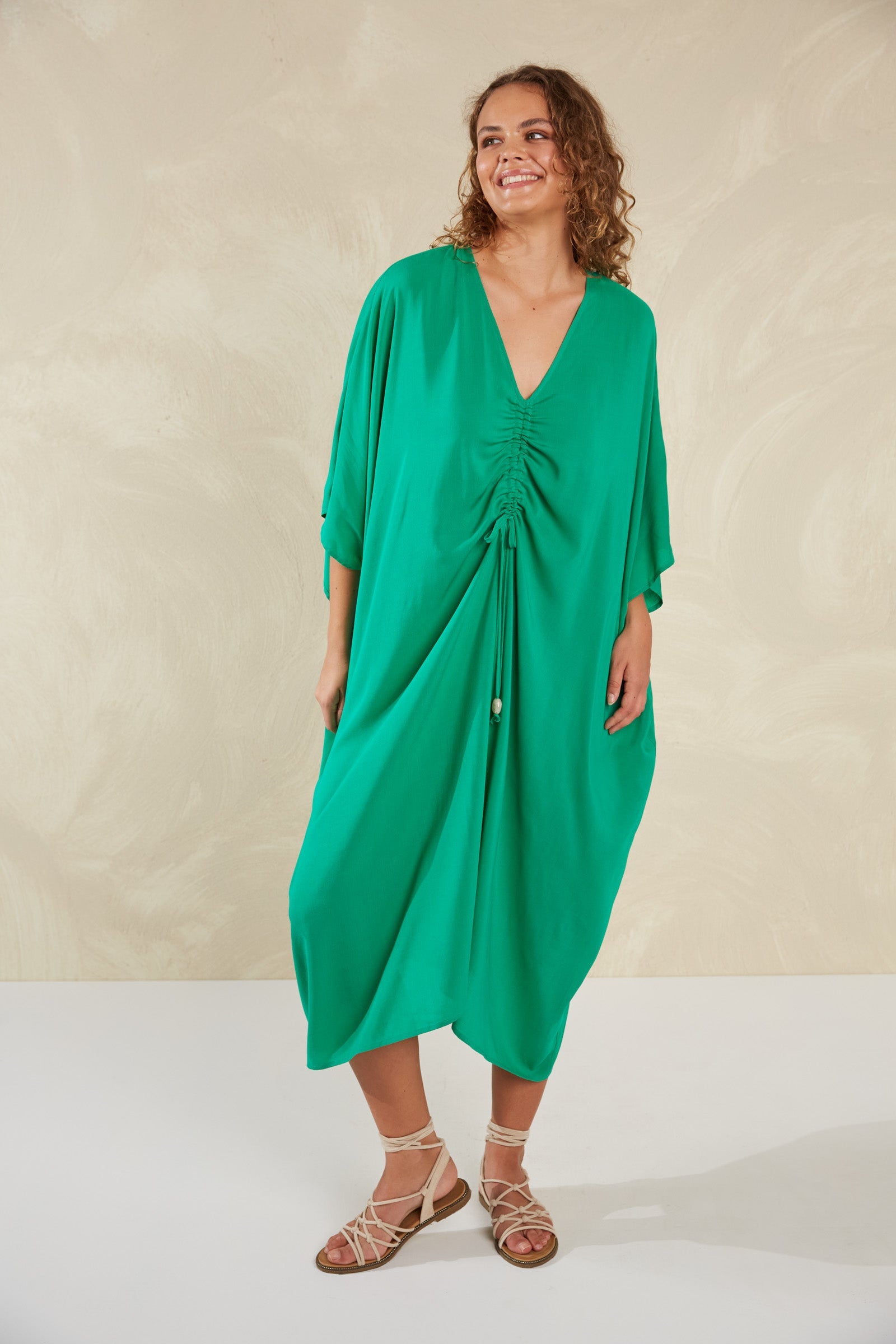 Lipari Kaftan - Verde - The Haven Co