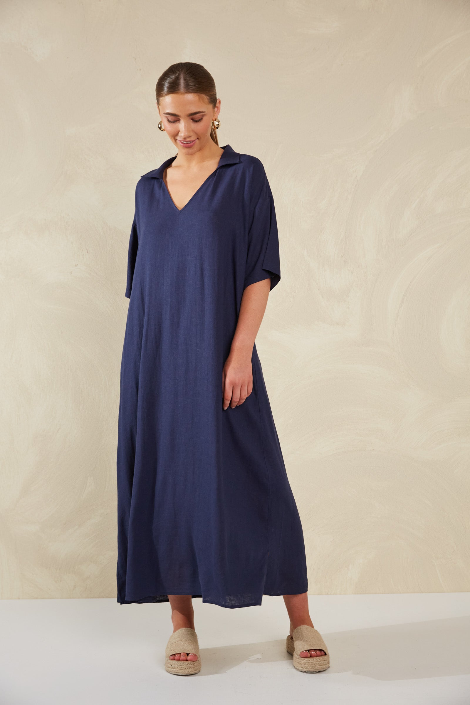 Sardinia Kaftan Dress - Riviera - The Haven Co