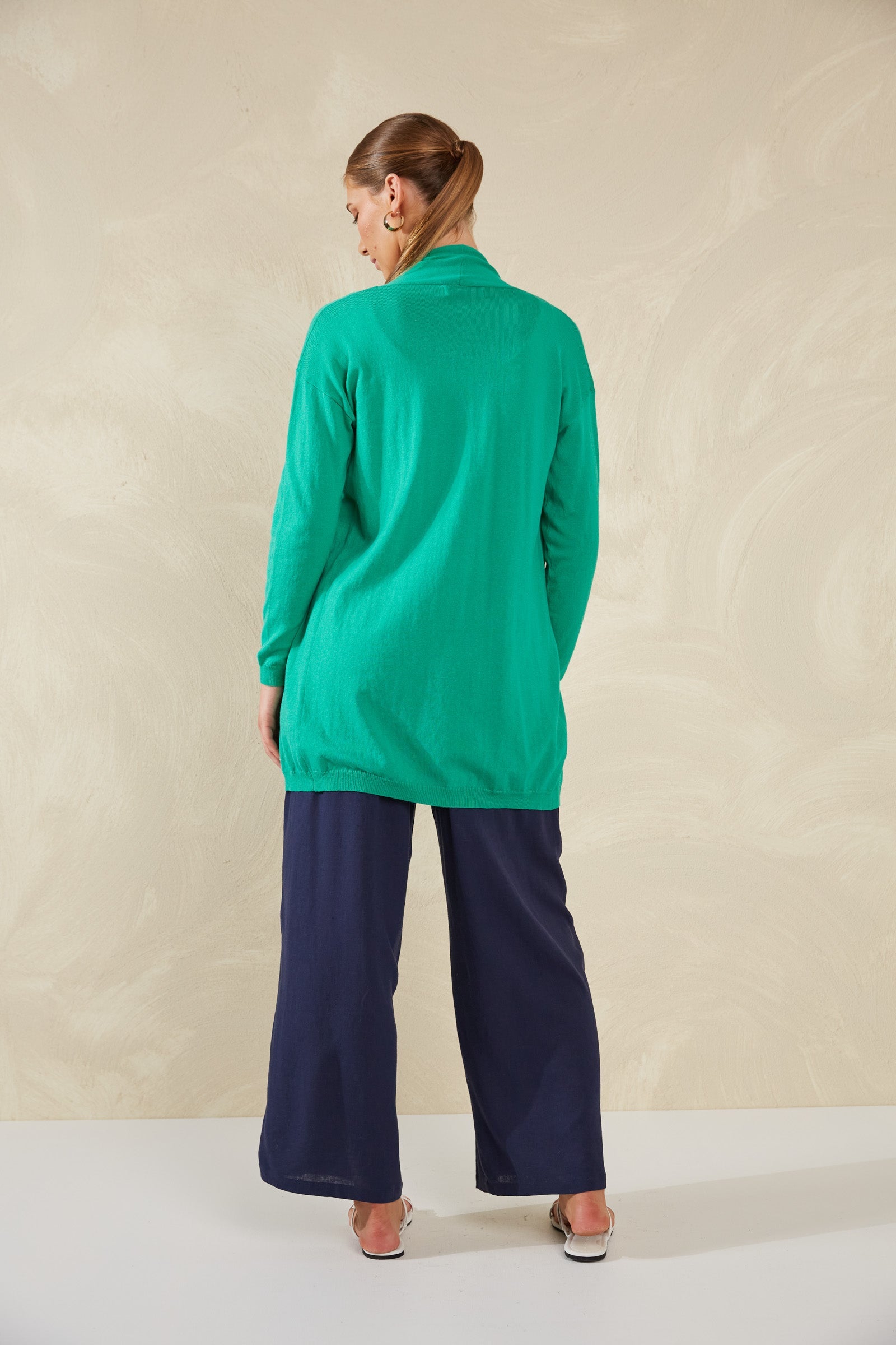 Sardinia Cardigan - Verde - The Haven Co