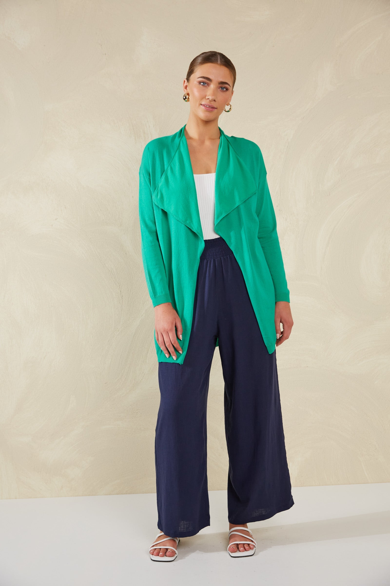 Sardinia Cardigan - Verde - The Haven Co