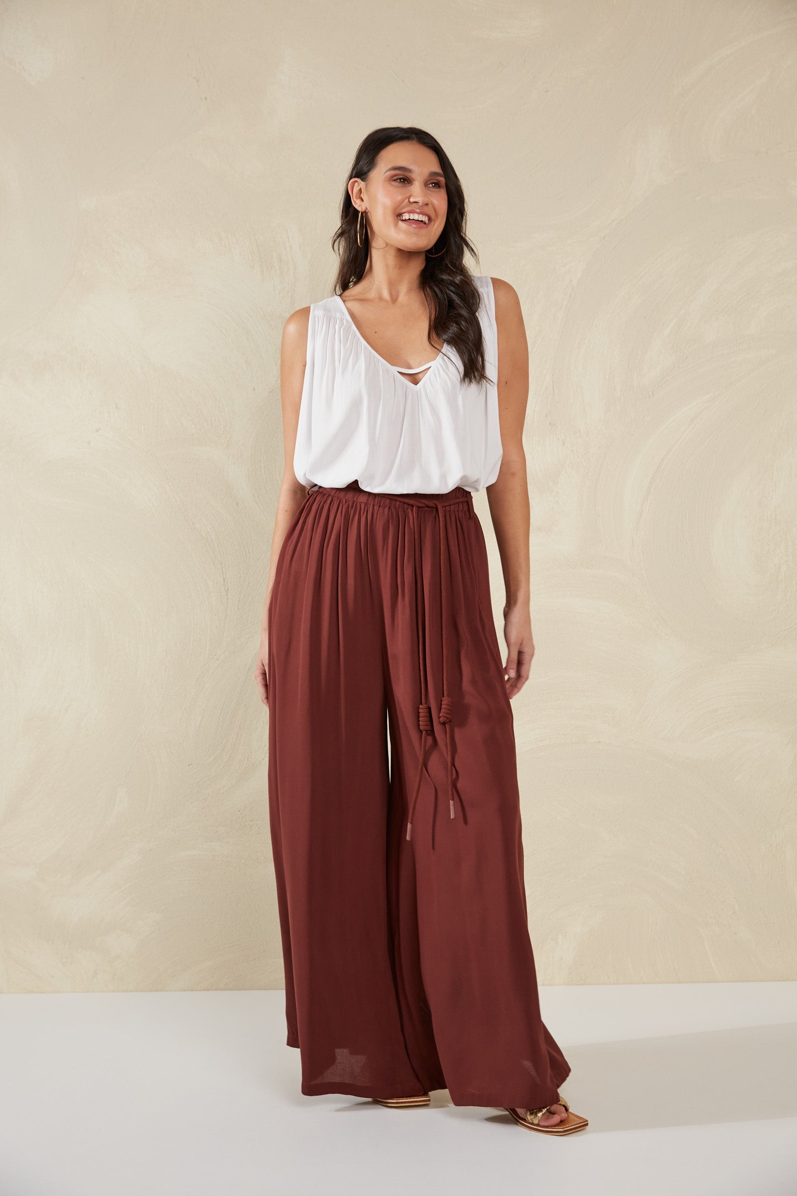 Palermo Pant - Espresso - The Haven Co