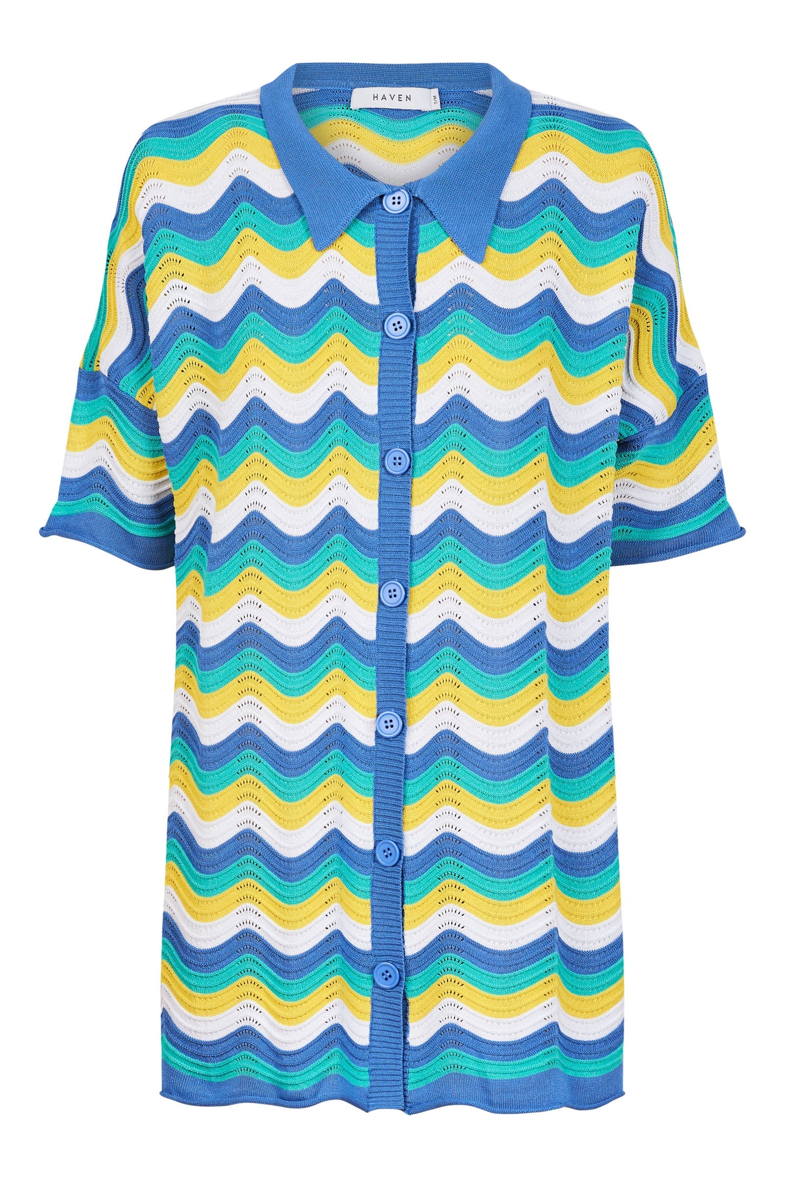 Amalfi Knit Shirt - Gelato - The Haven Co