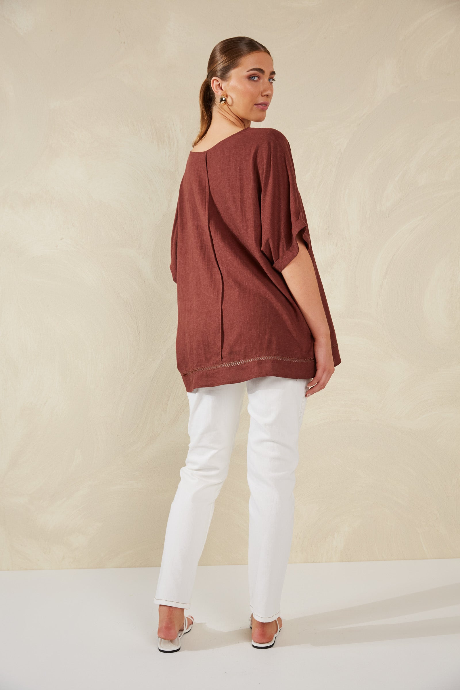 Florence Relaxed Top - Espresso - The Haven Co