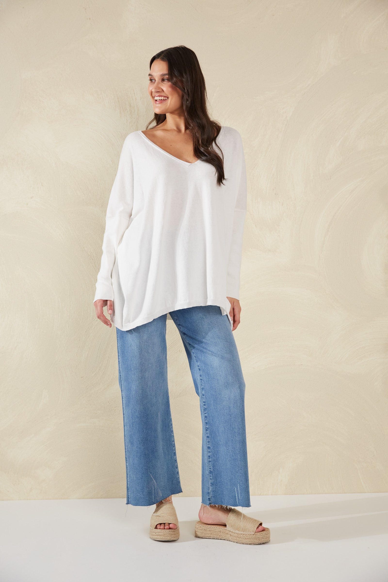 Florence Knit - Bianco - The Haven Co