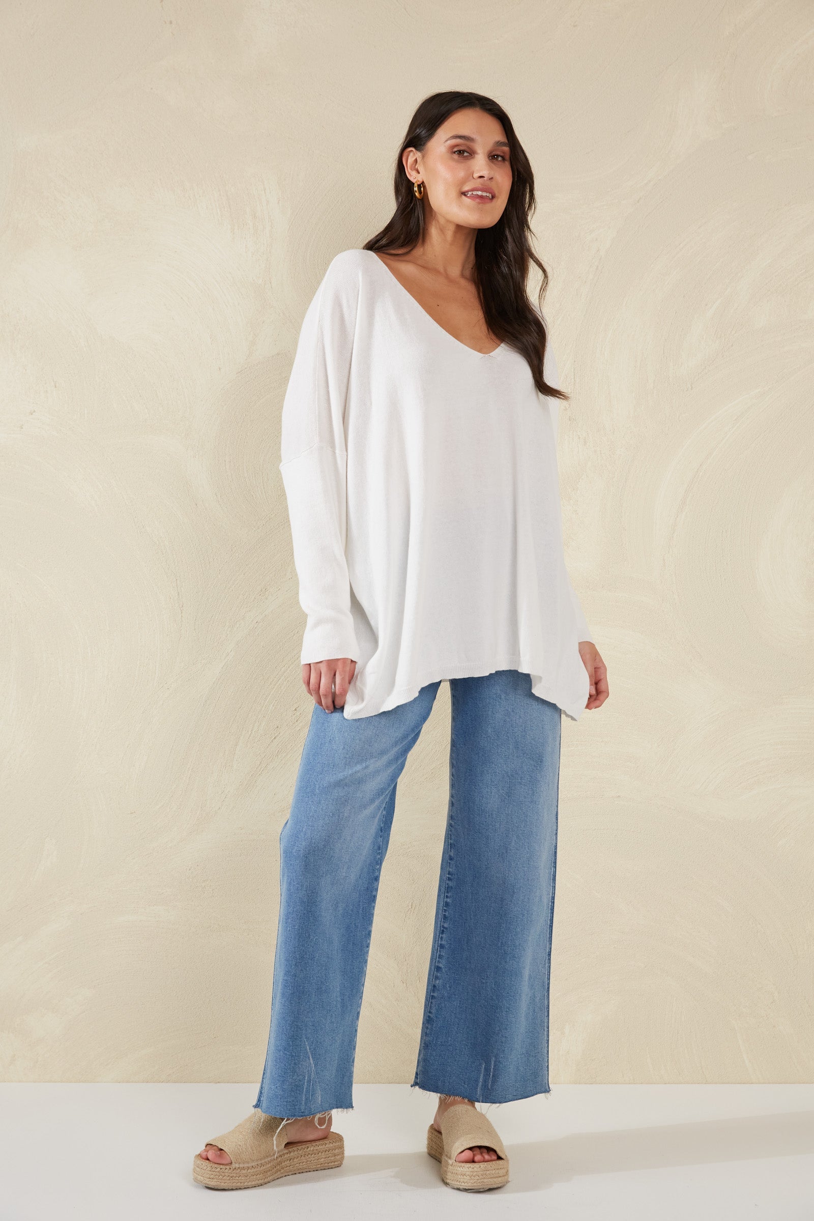 Florence Knit - Bianco - The Haven Co