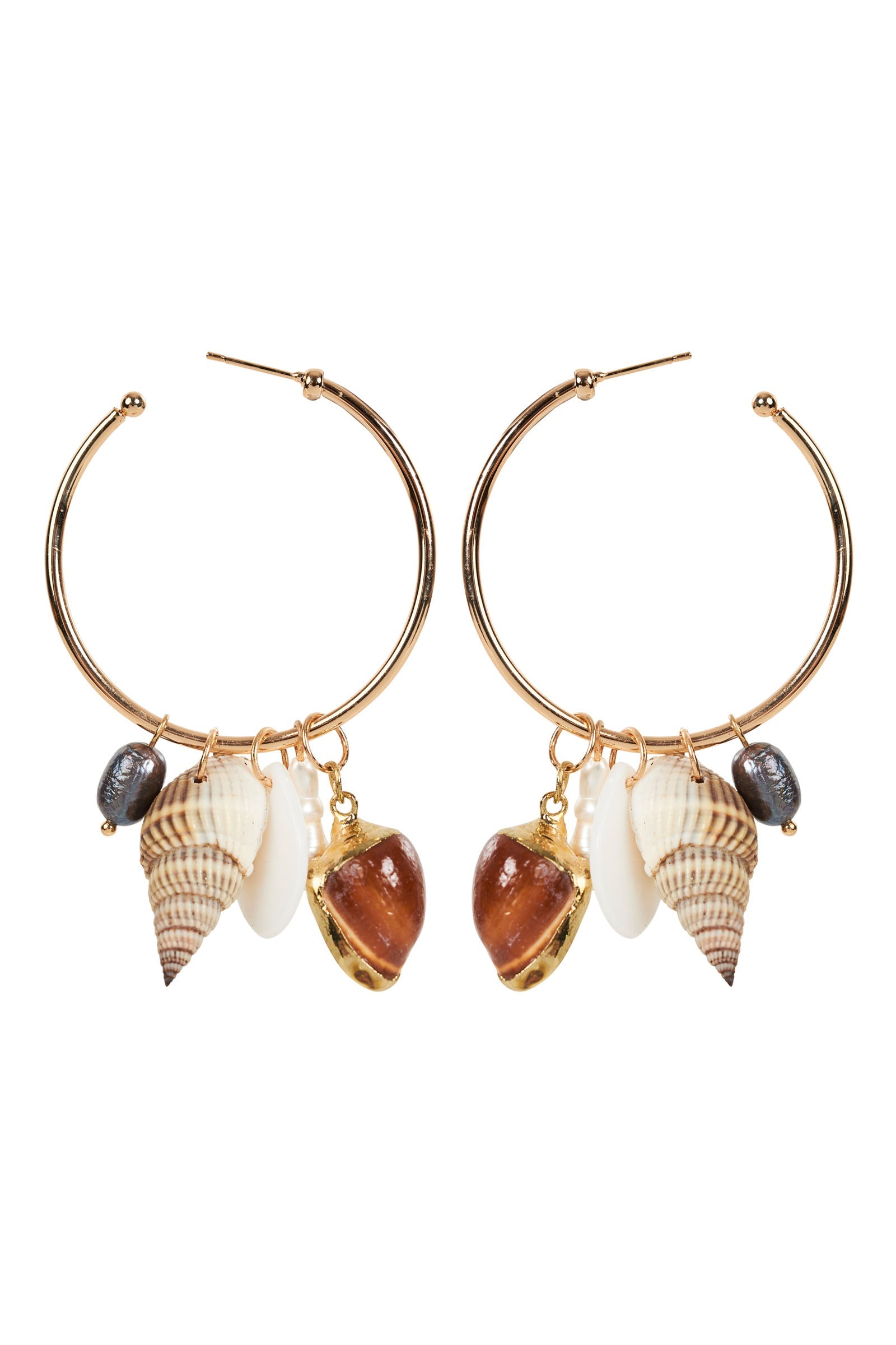 Adelfia Earring - Shell - The Haven Co