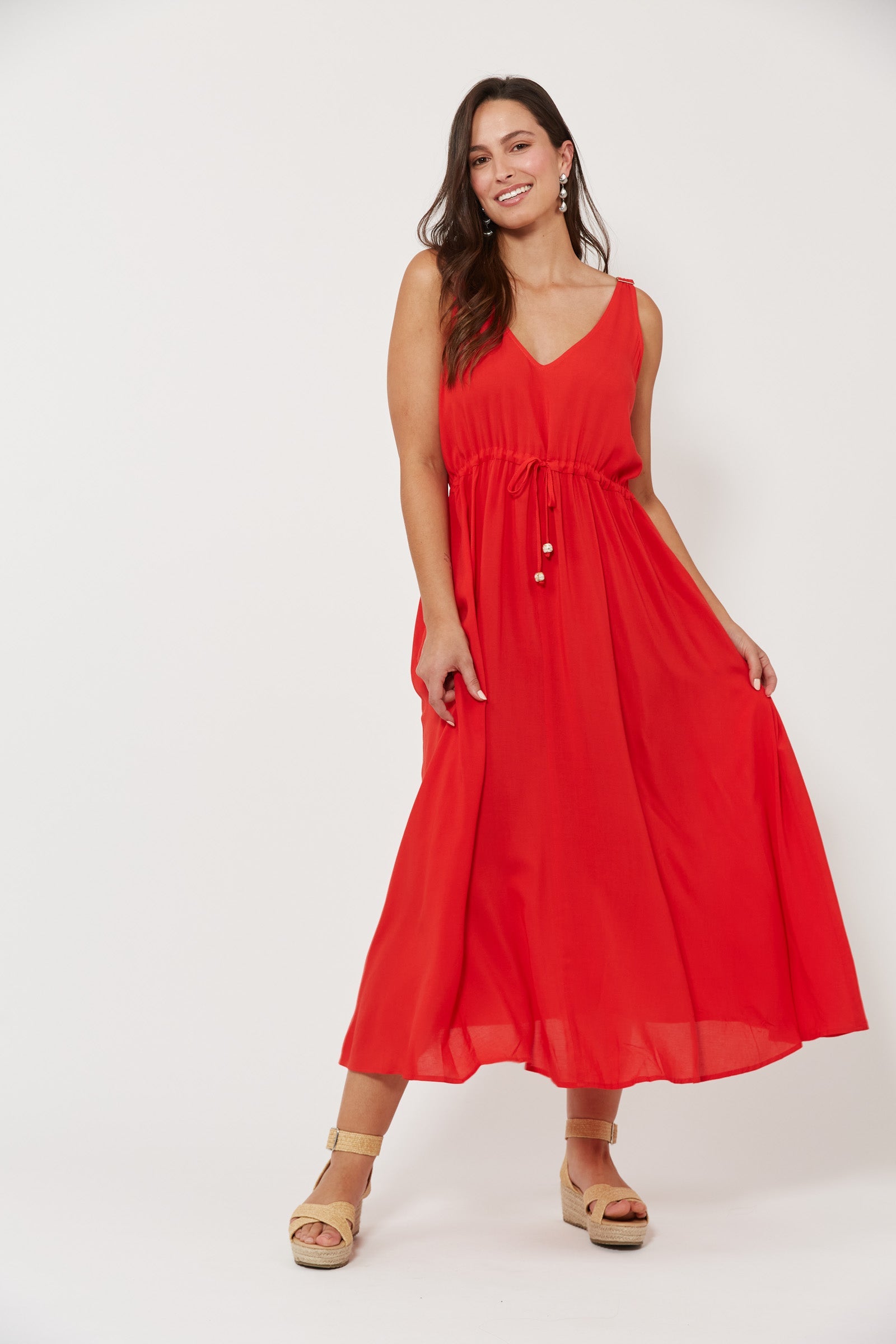 Isola Tank Maxi Dress - Negroni