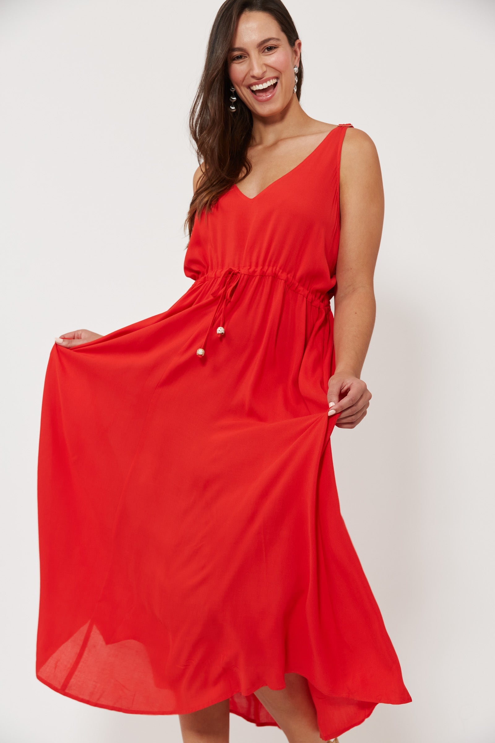 Isola Tank Maxi Dress - Negroni
