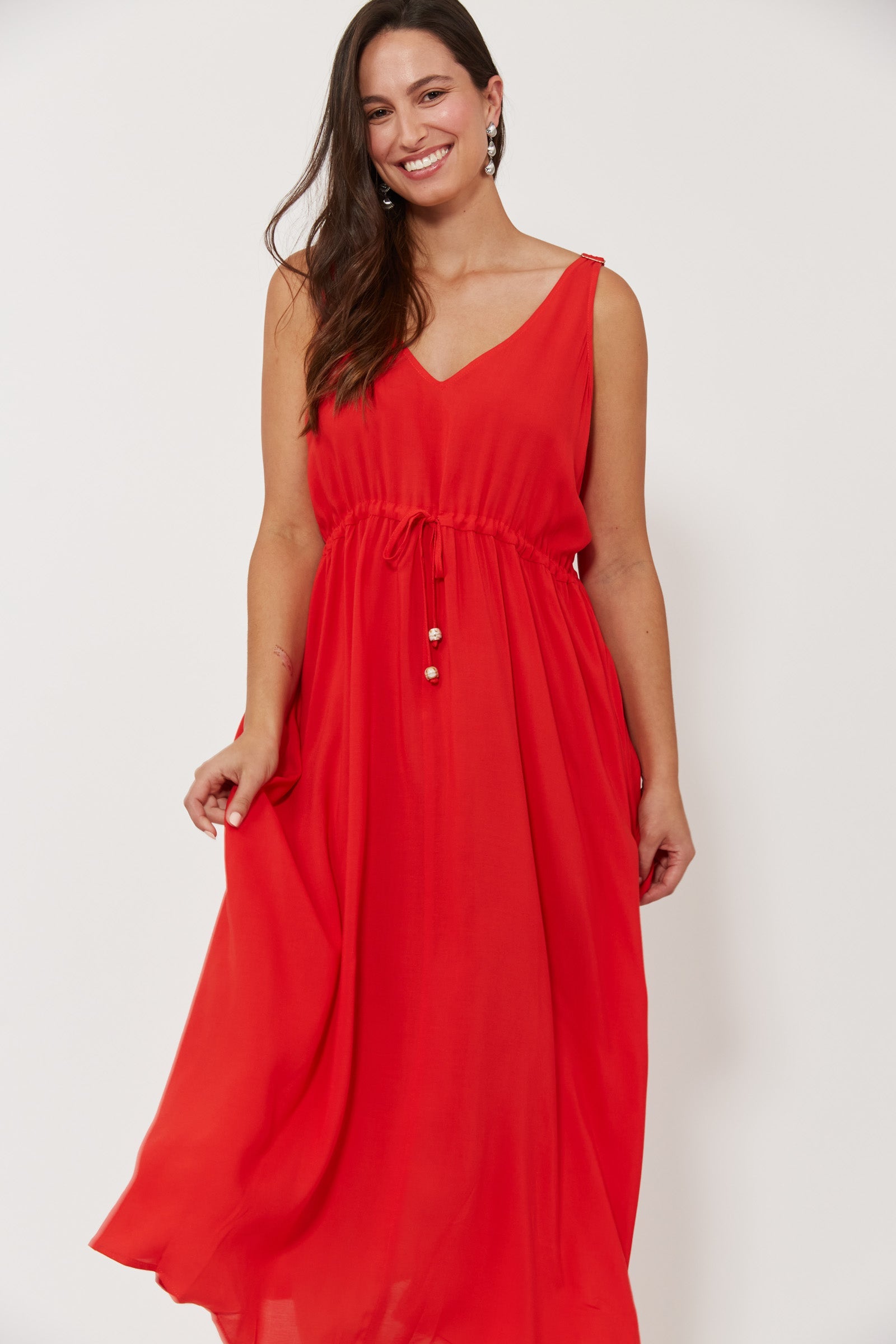 Isola Tank Maxi Dress - Negroni