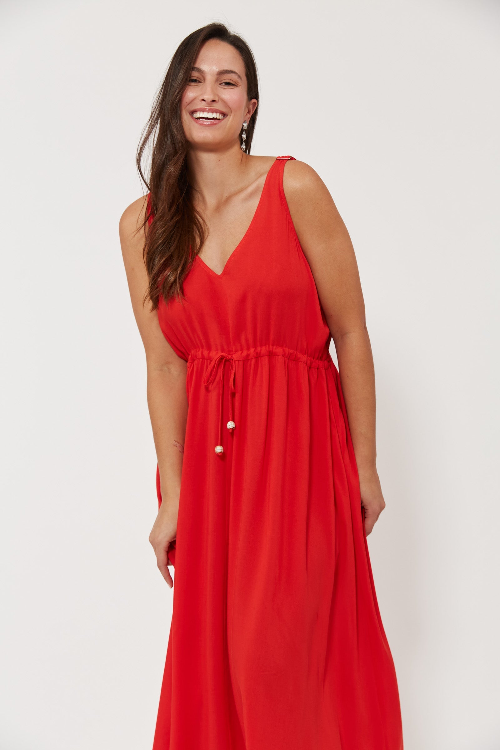 Isola Tank Maxi Dress - Negroni