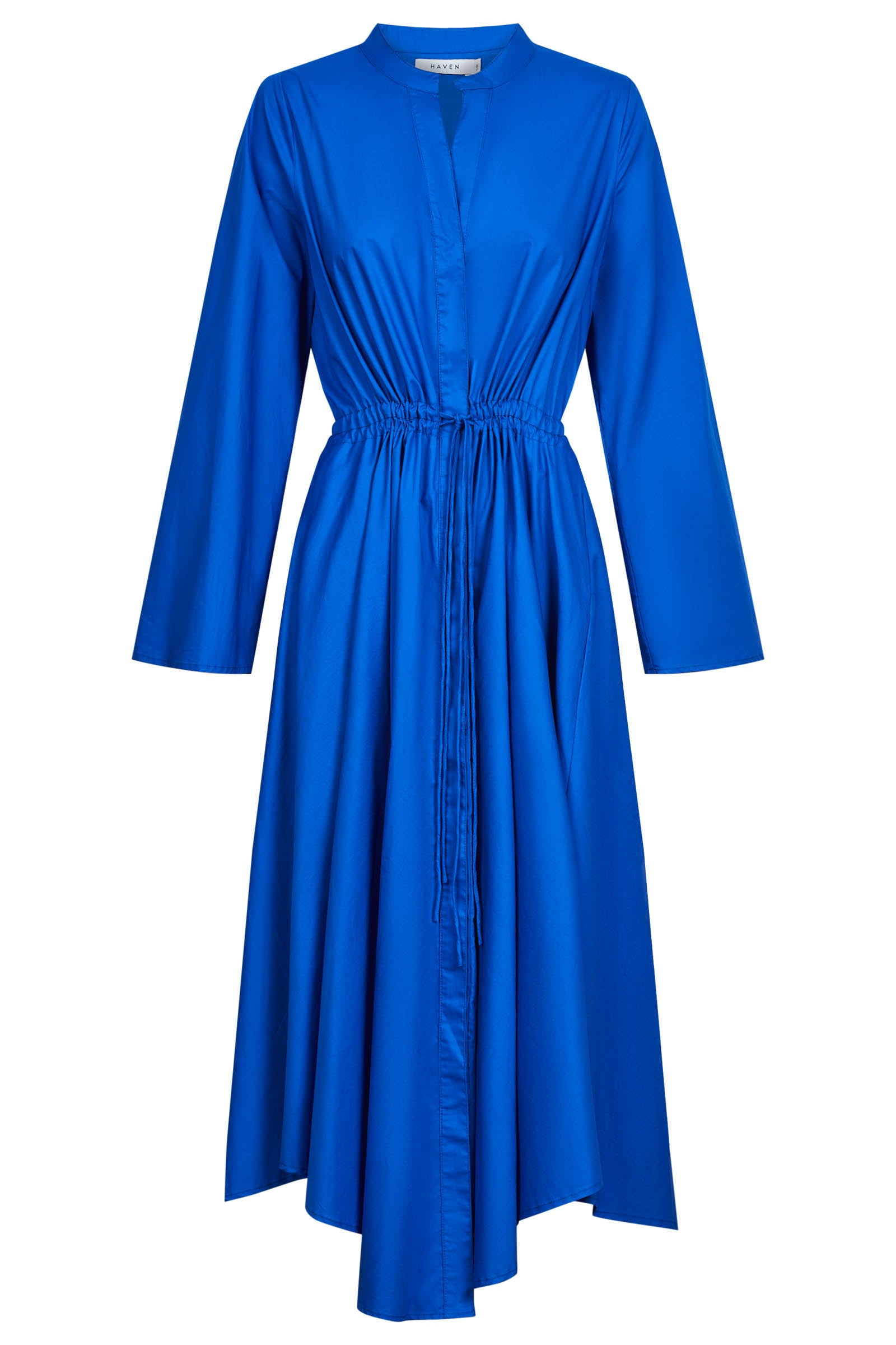 Phoenix Shirt Dress - Cobalt
