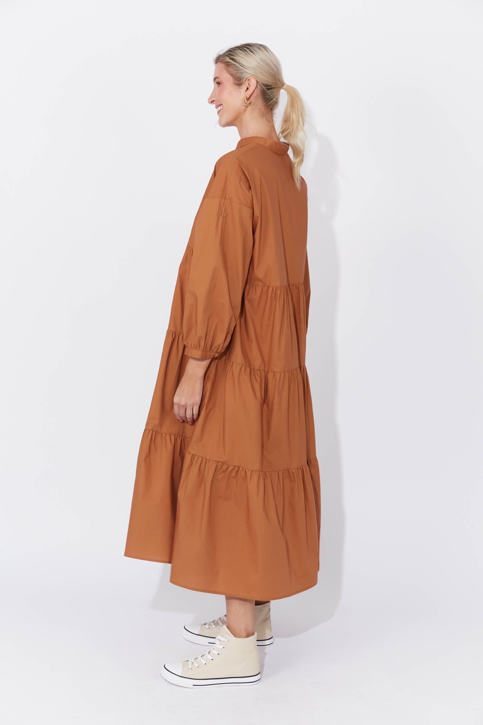 Phoenix Tiered Dress - Dune