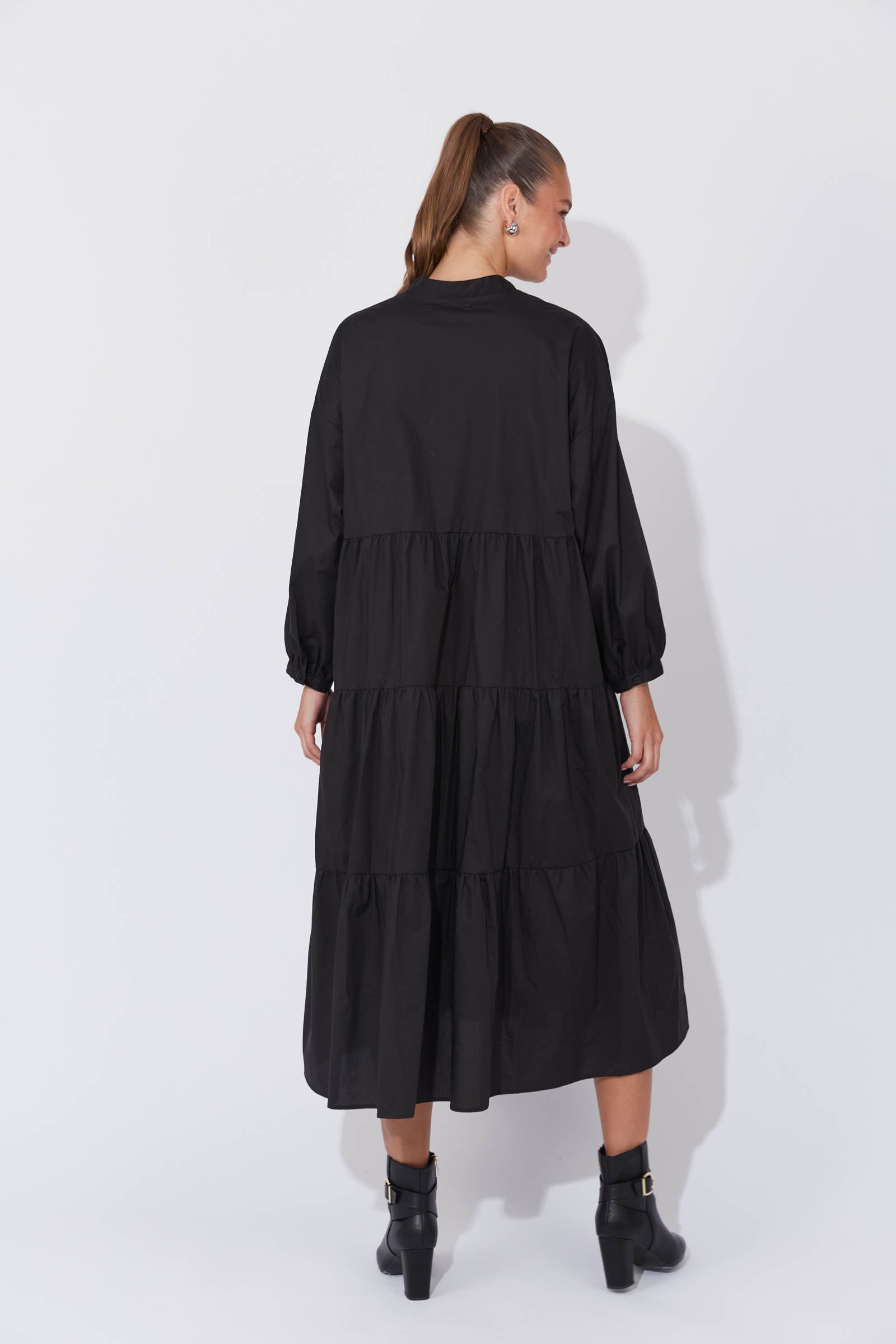 Phoenix Tiered Dress - Kohl