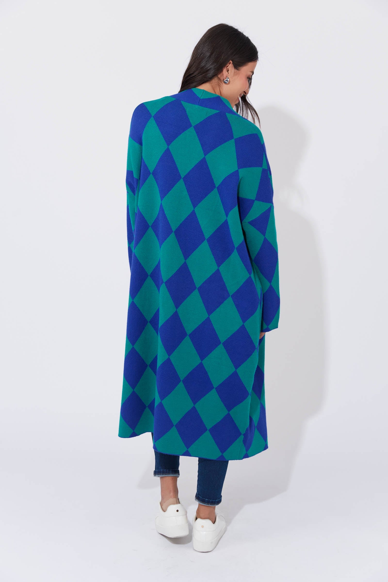 Casablanca Cardigan - Blue/Oasis