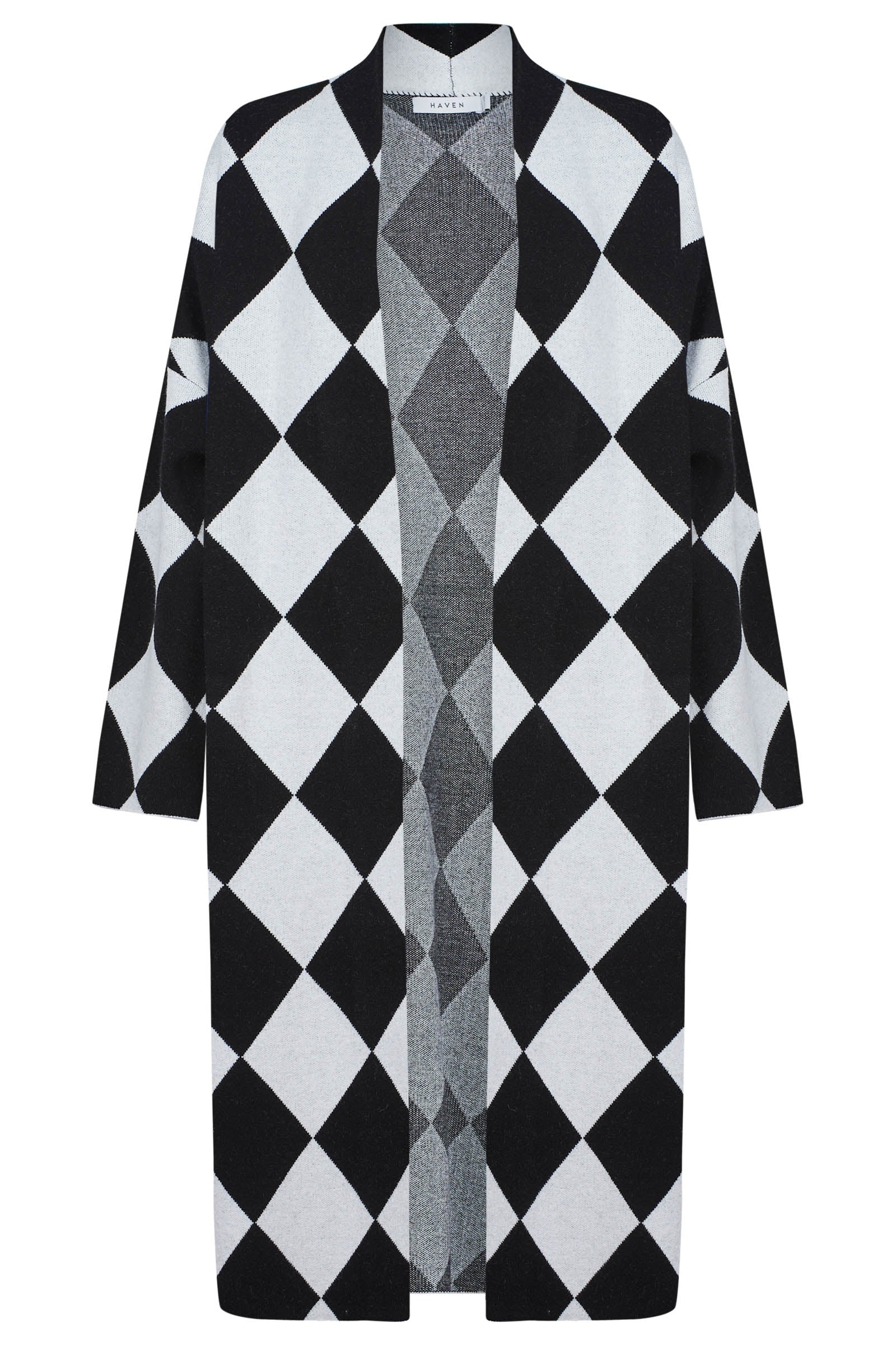 Casablanca Cardigan - White/Kohl