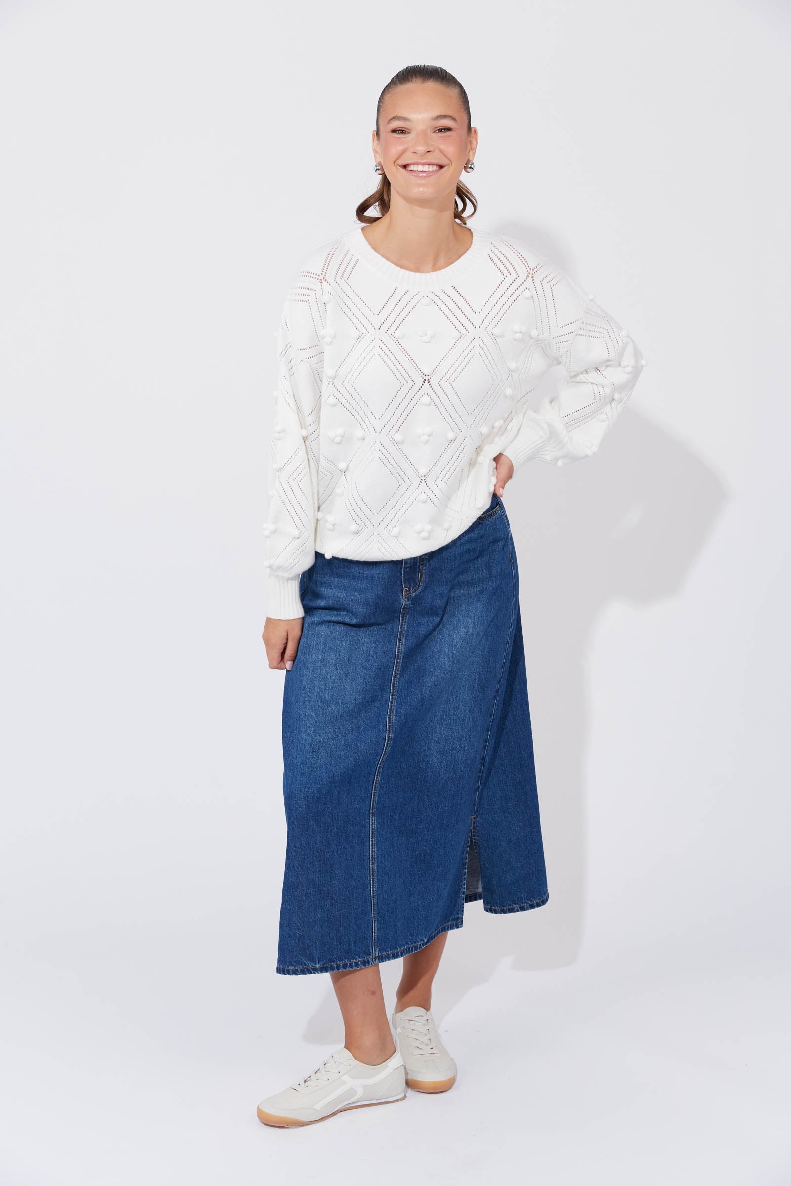 Corfu Jumper - White