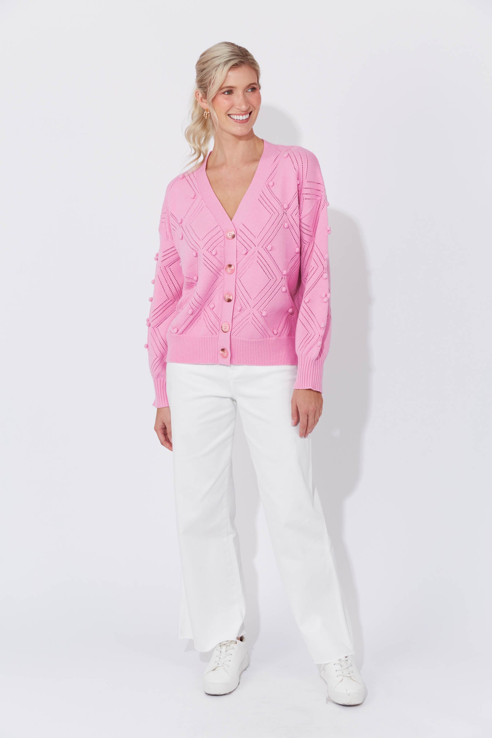 Corfu Cardigan - Musk