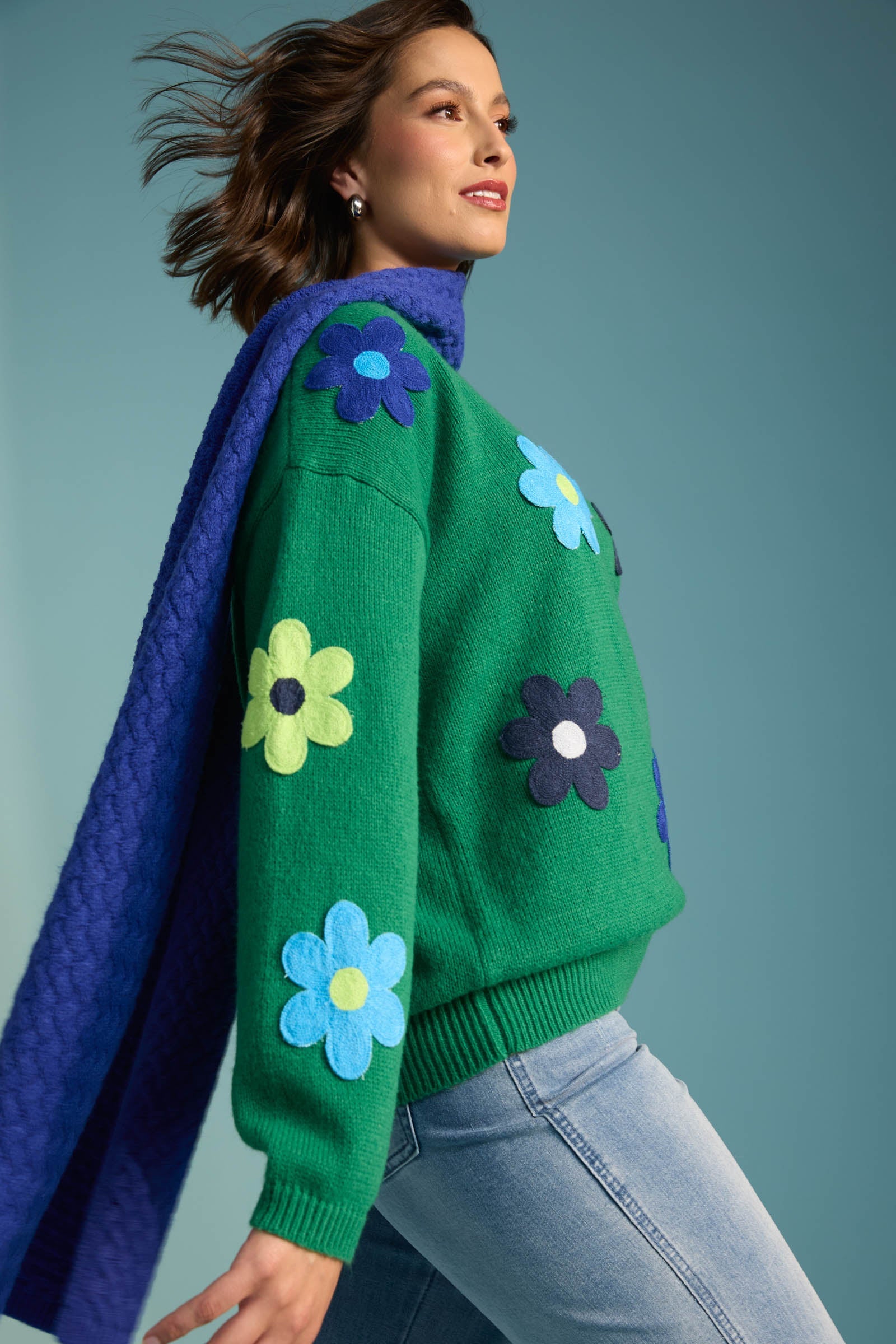 Delphi Jumper - Blue/Oasis