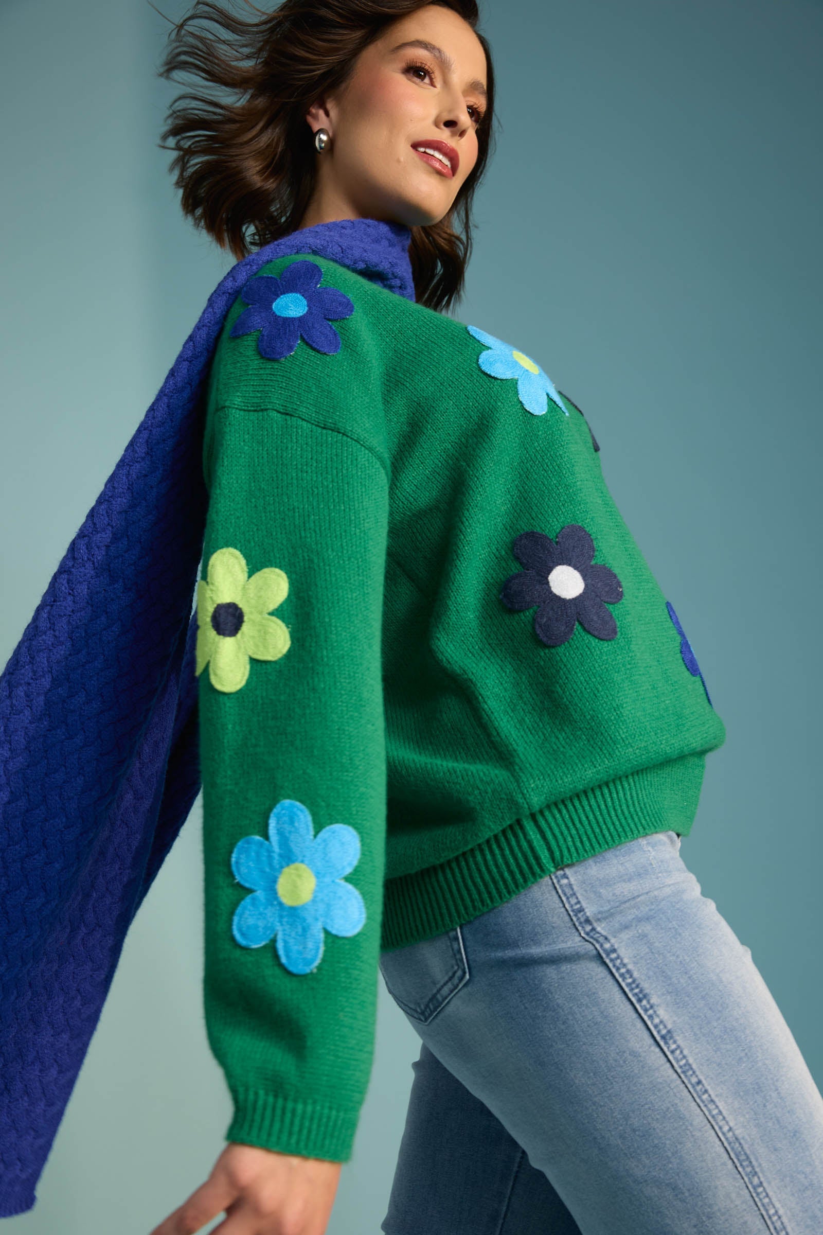 Delphi Jumper - Blue/Oasis