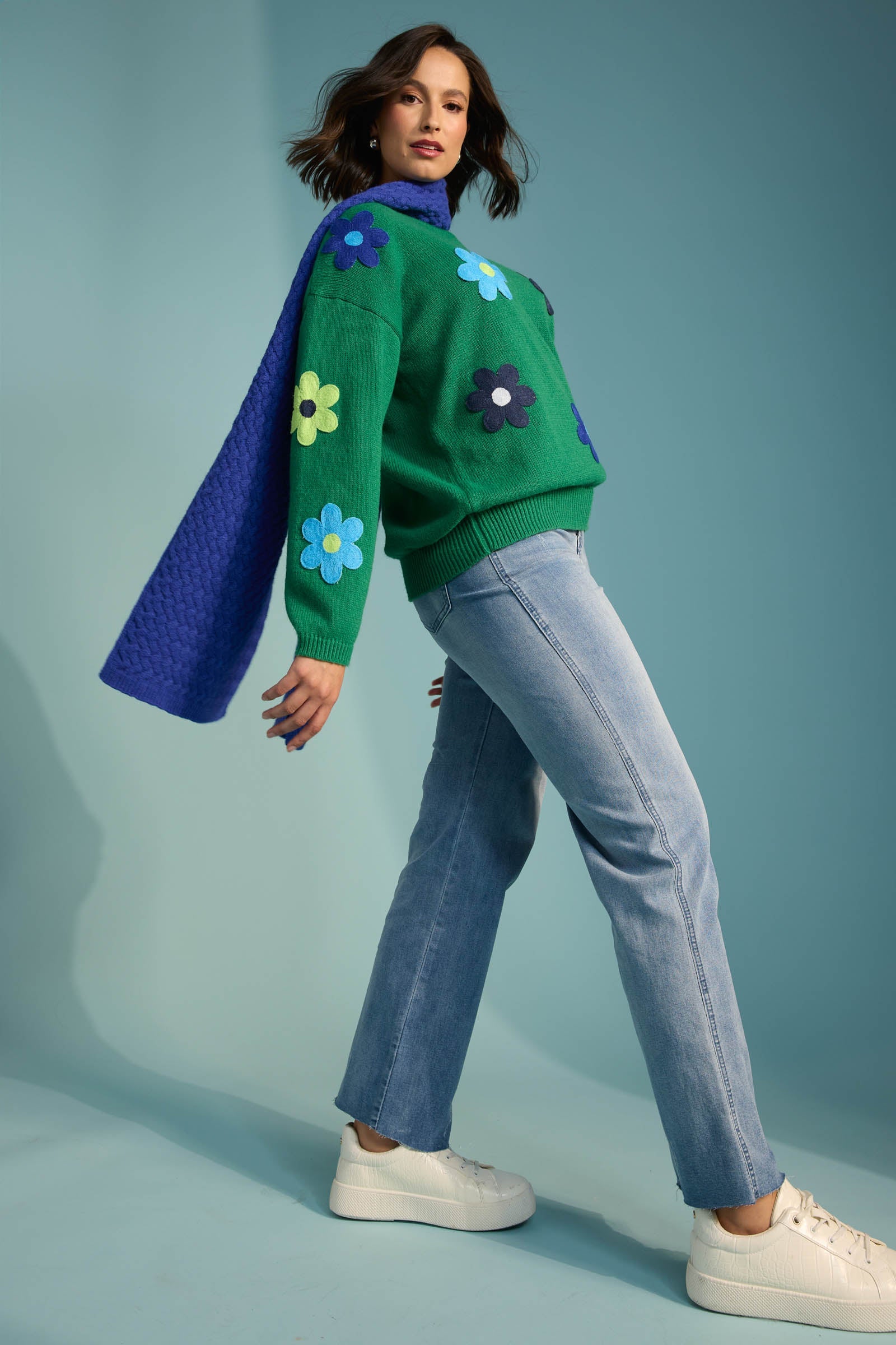Delphi Jumper - Blue/Oasis