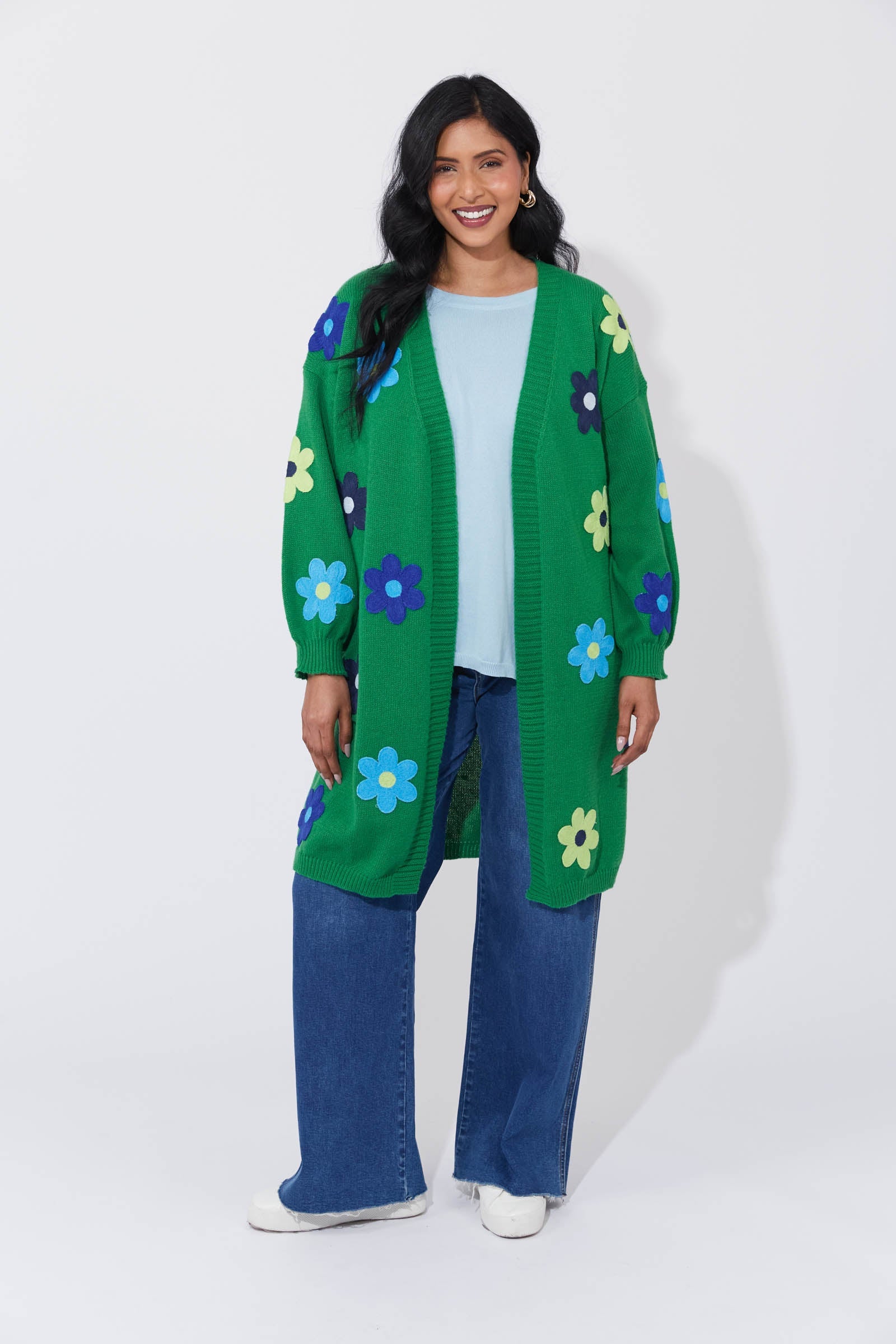 Delphi Cardigan - Blue/Oasis