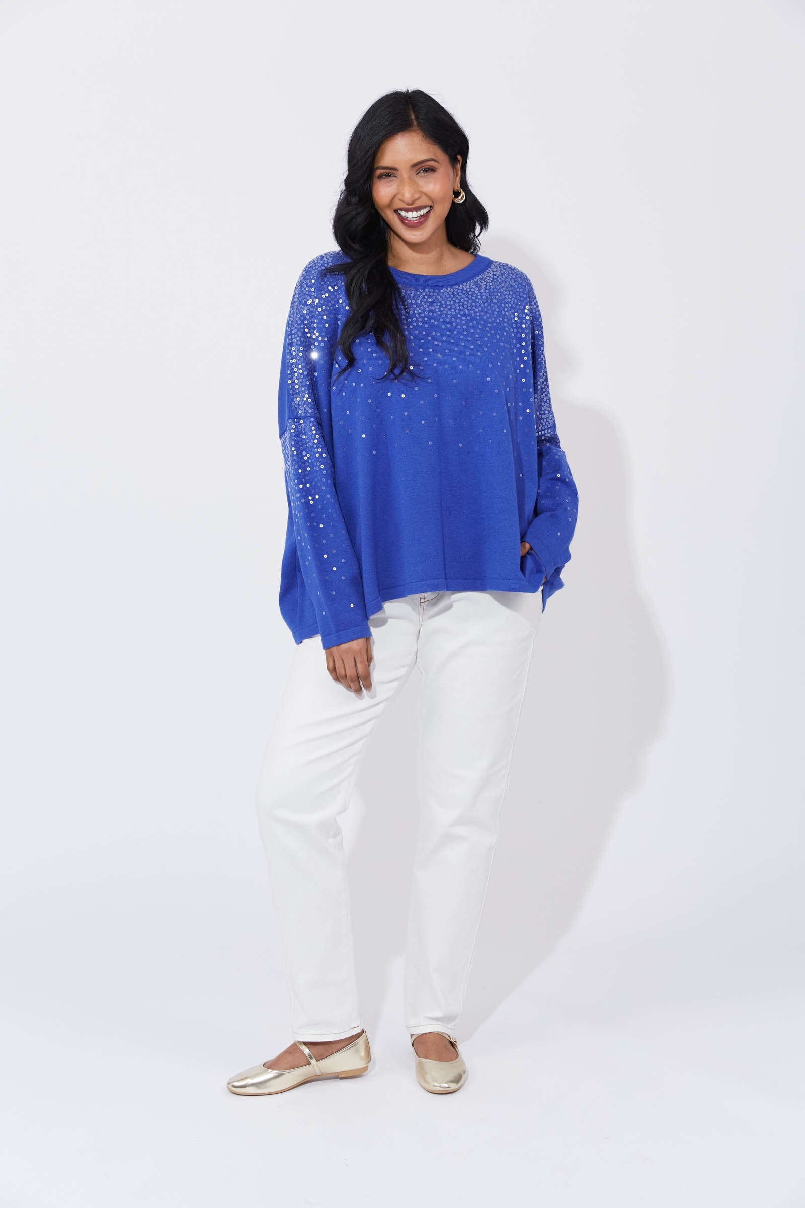 Cancun Jumper - Cobalt