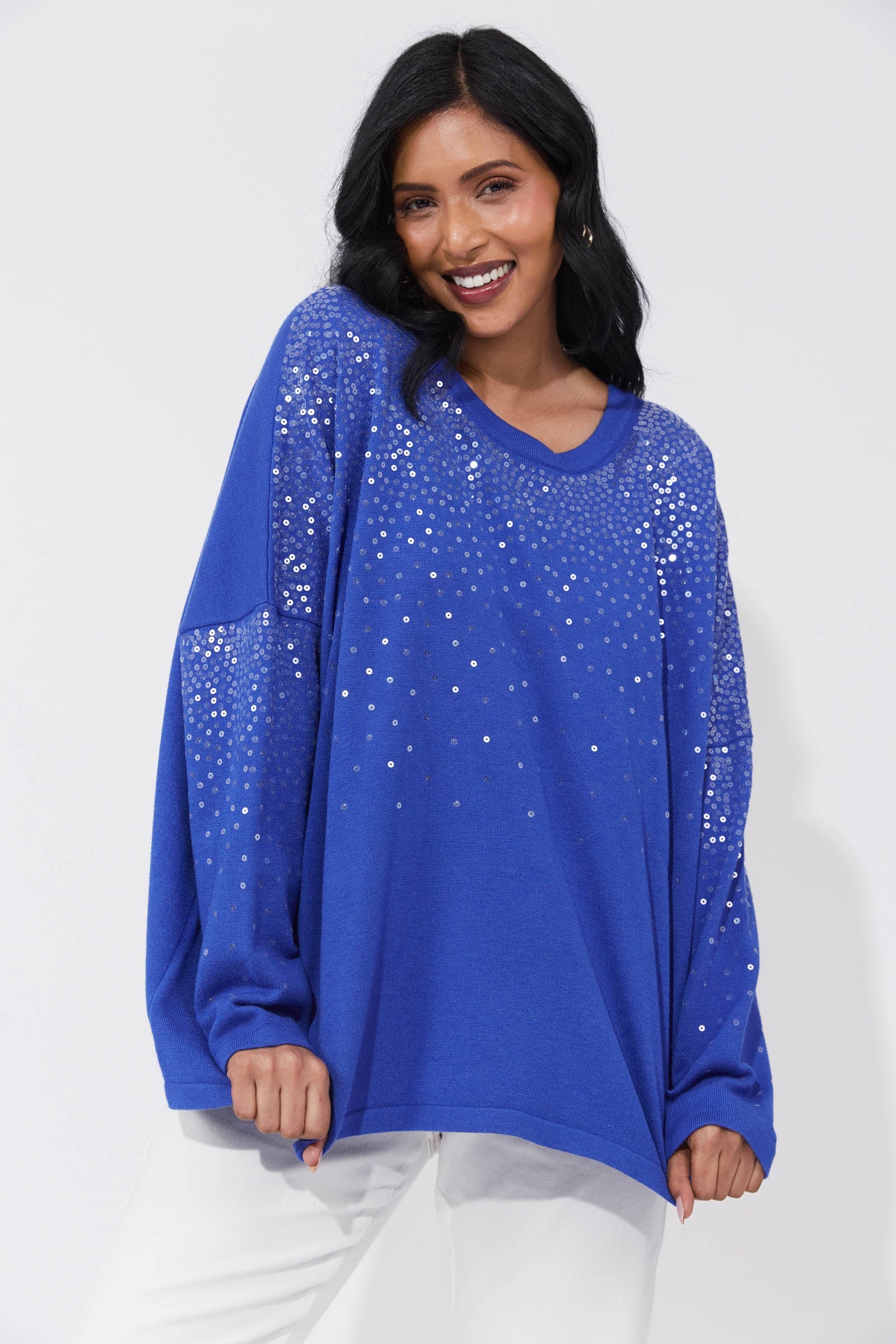 Cancun Jumper - Cobalt