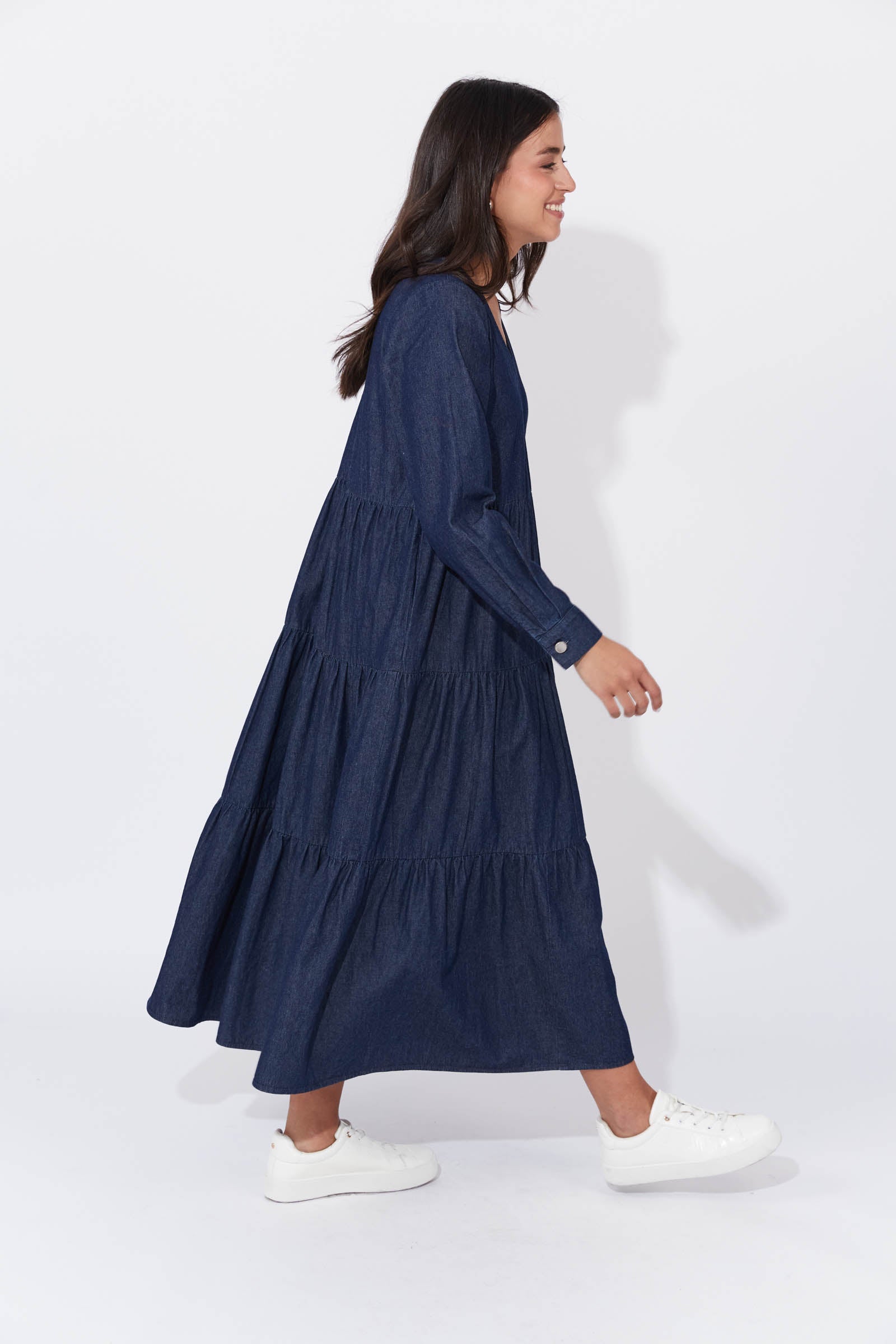 Austin Denim Maxi - Indigo