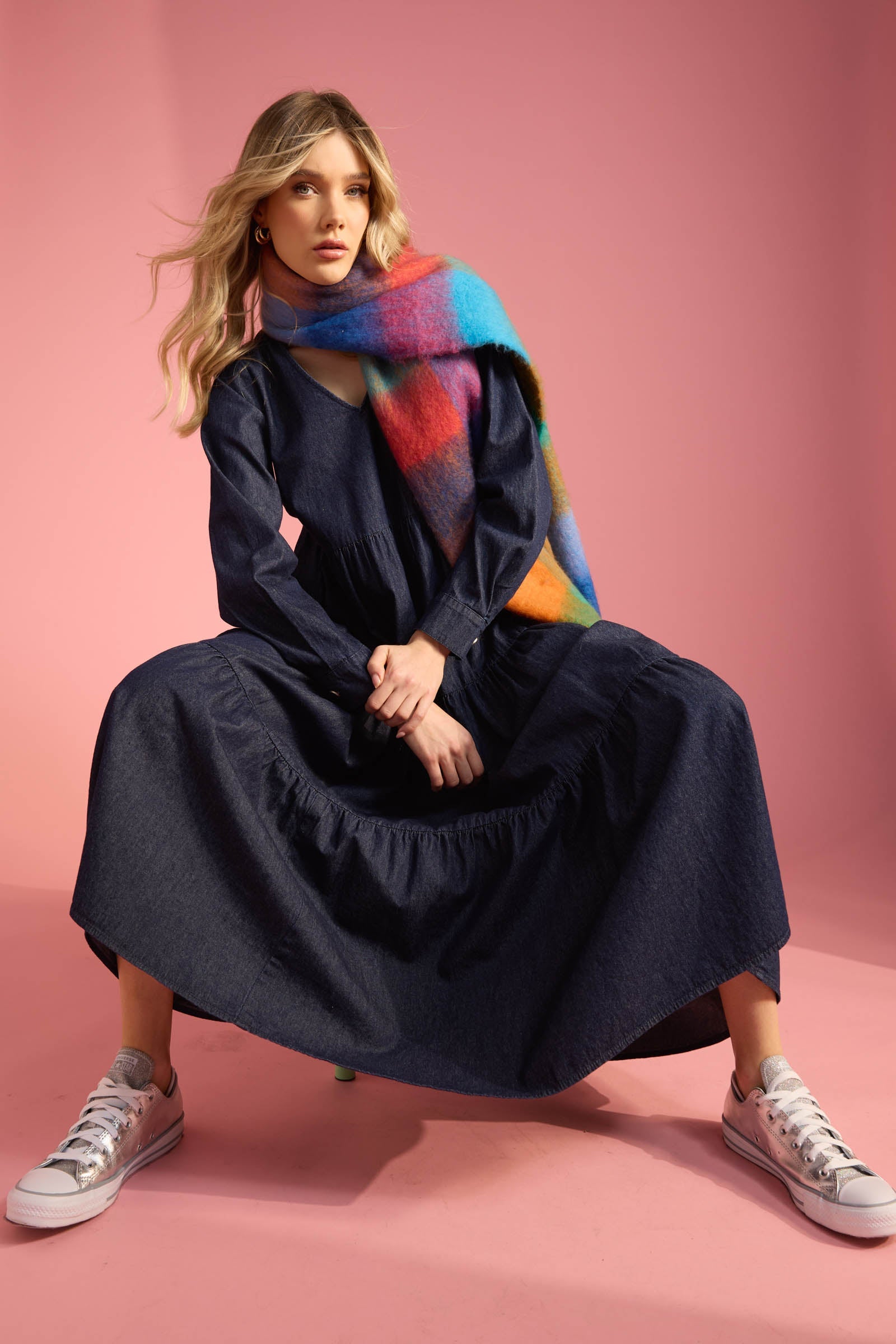 Austin Denim Maxi - Indigo