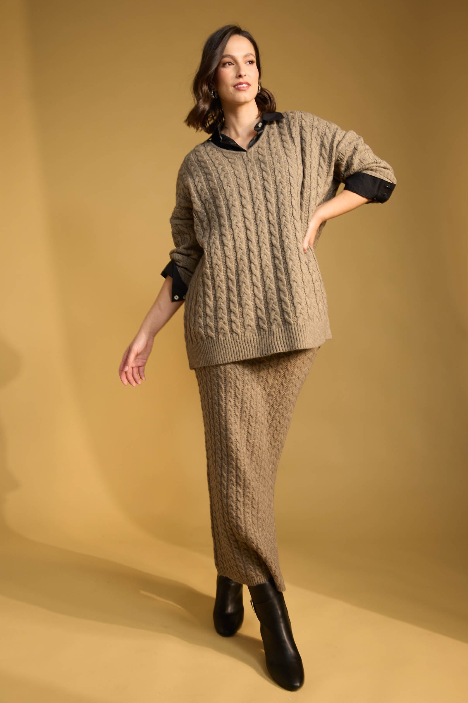 Cadiz Knit Skirt - Marle