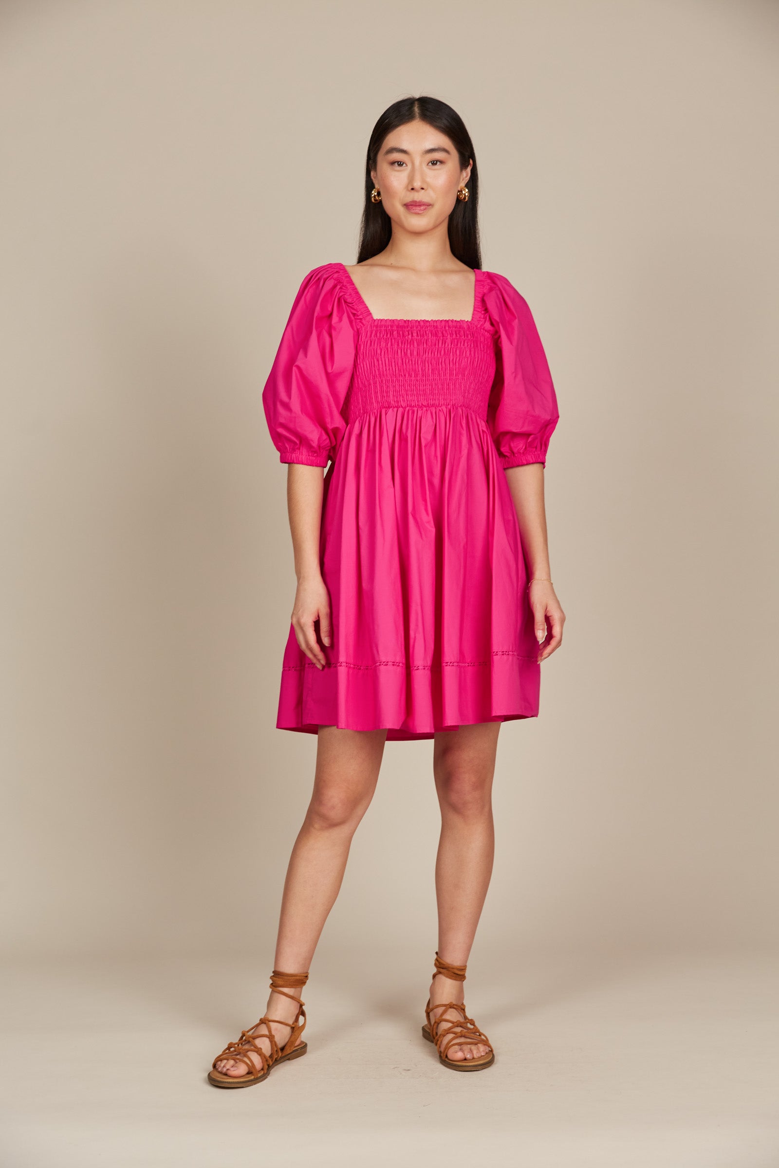 Remi Mini Dress - Raspberry