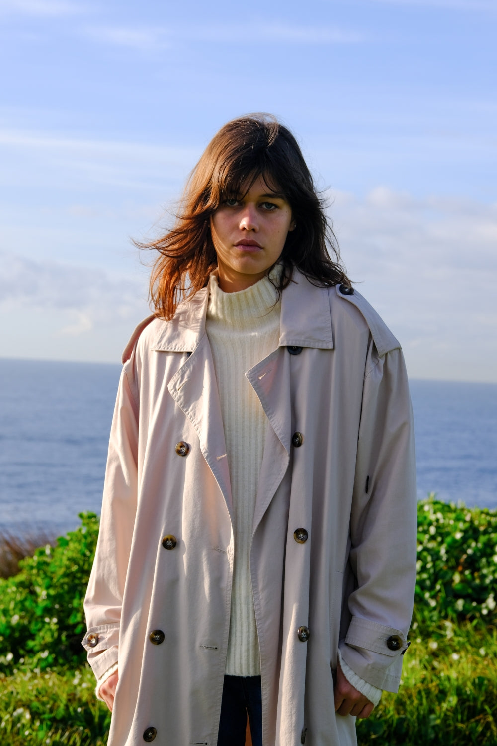 Freya Trench Coat - Canvas