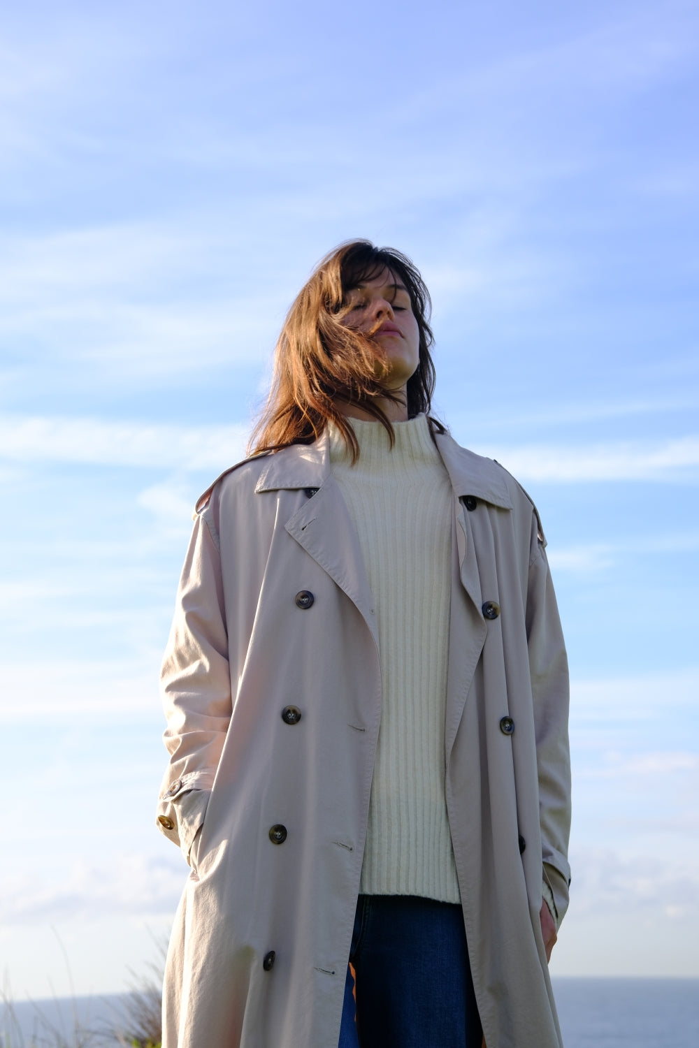 Freya Trench Coat - Canvas