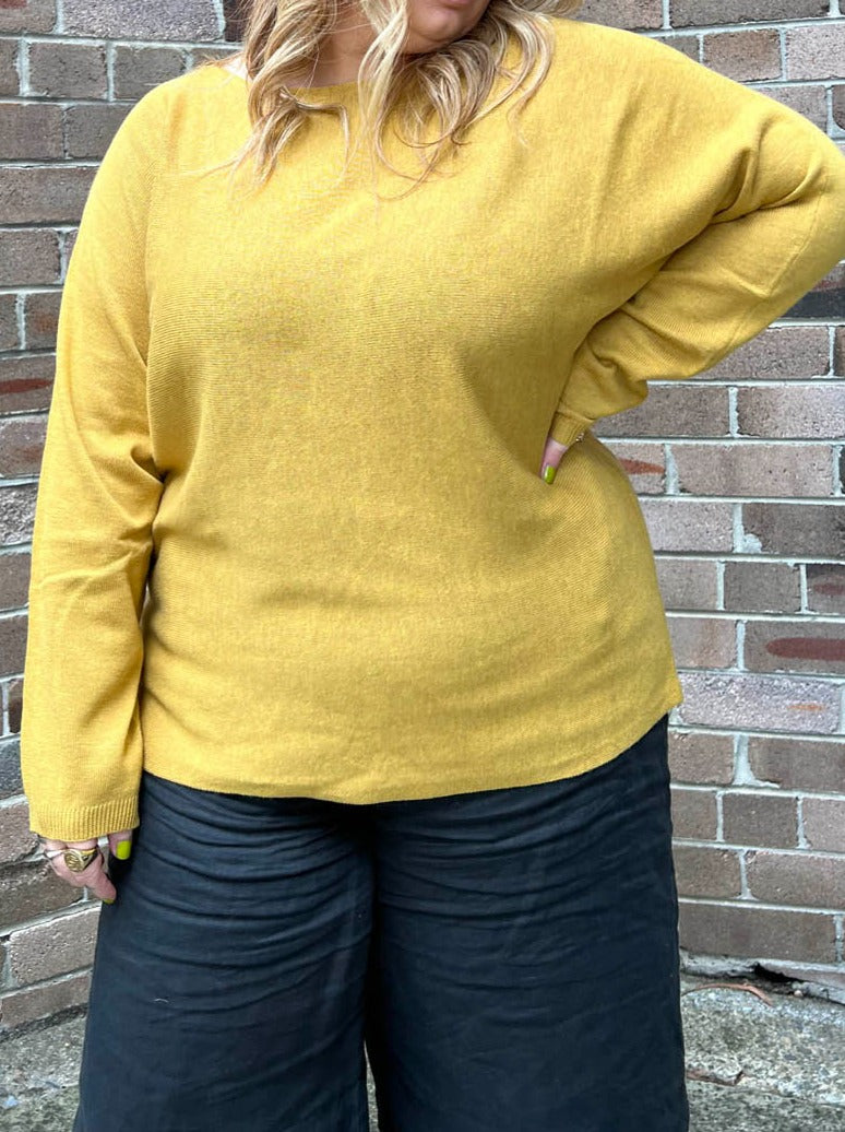 Purity Knit - Saffron - Isle of Mine Clothing - Knit Jumper