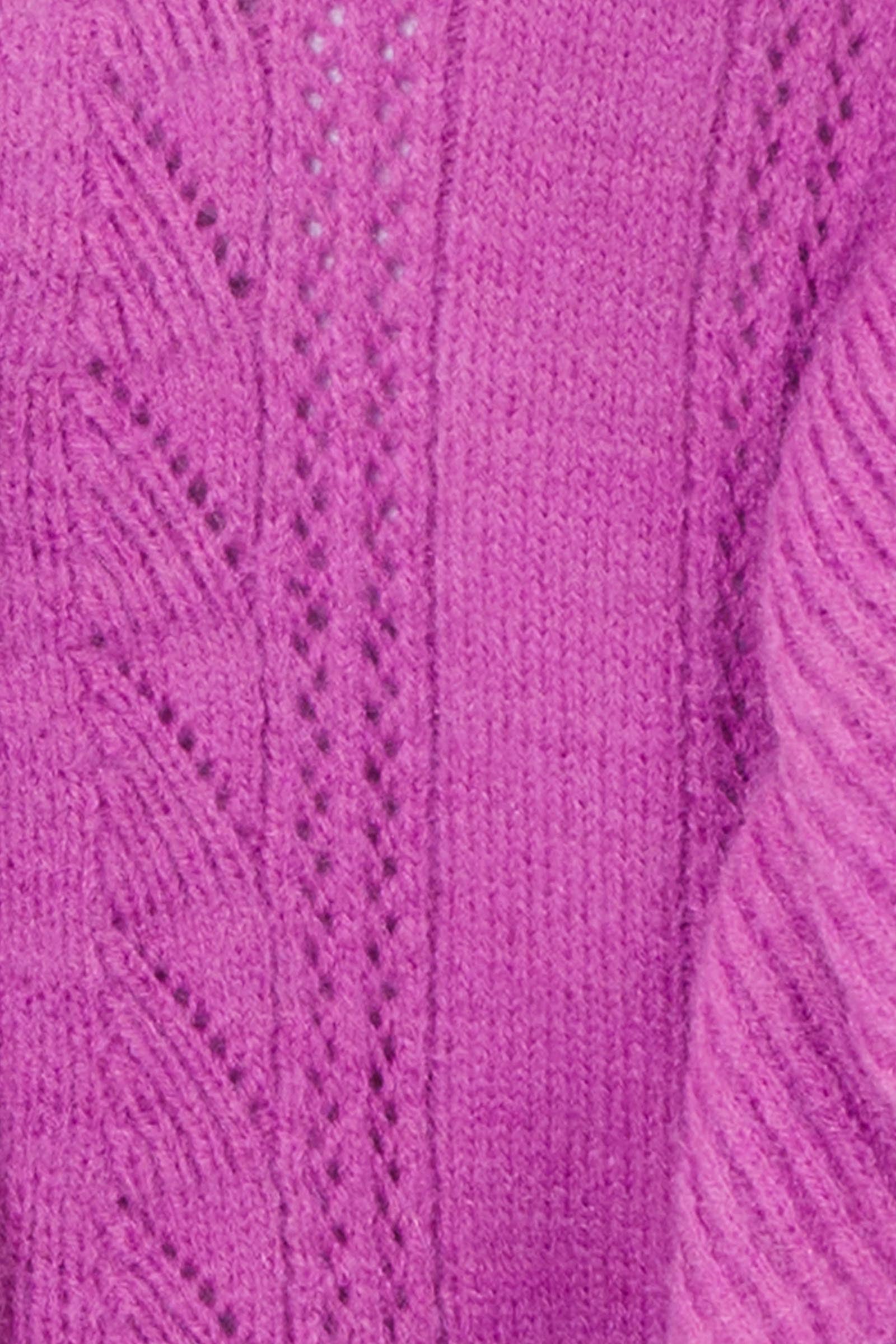 Romy Ruffle Cardigan - Orchid - Isle of Mine Clothing - Knit Cardigan