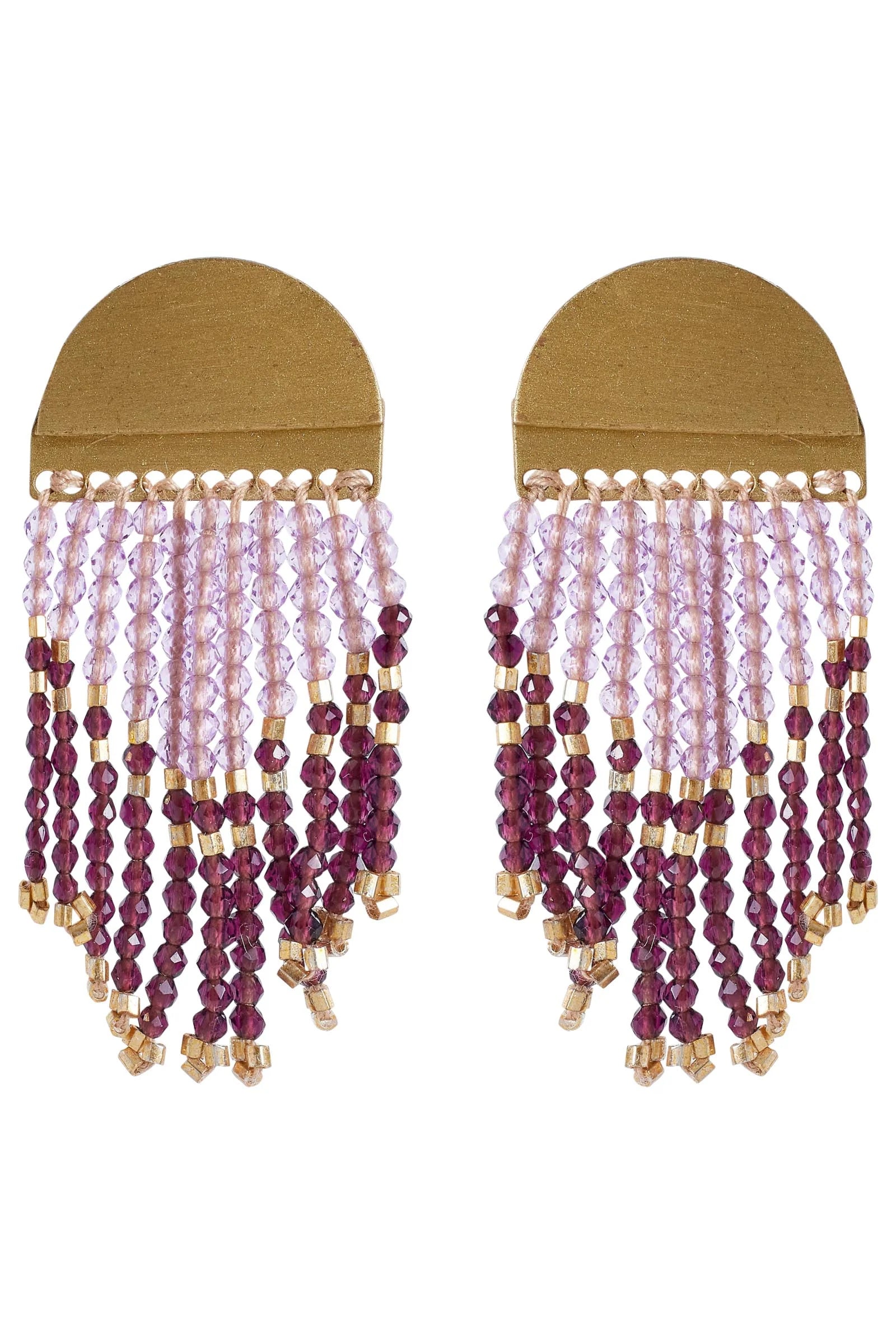 Muse Earring - Lilac Bead