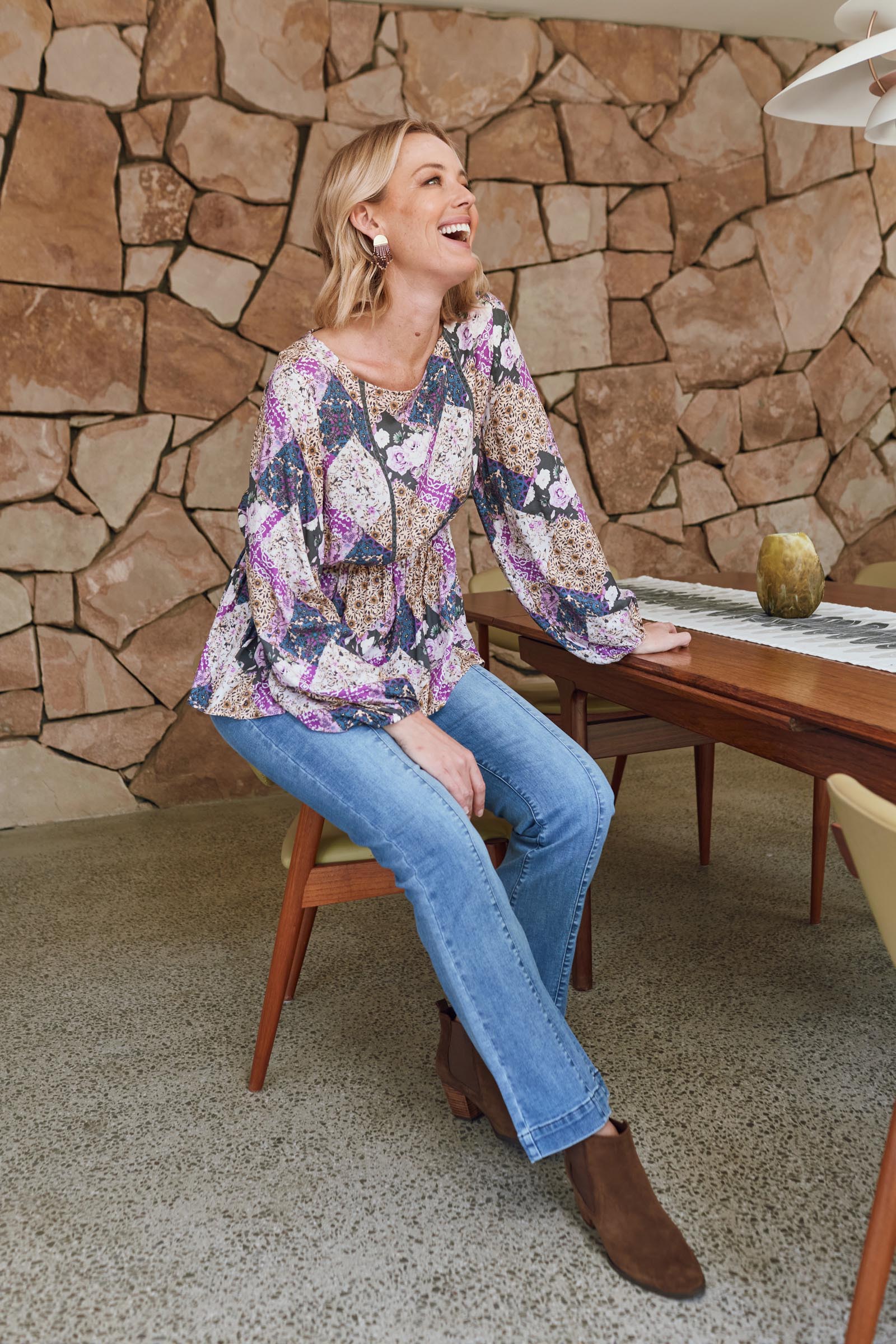 Coppola Blouse - Violet Muse