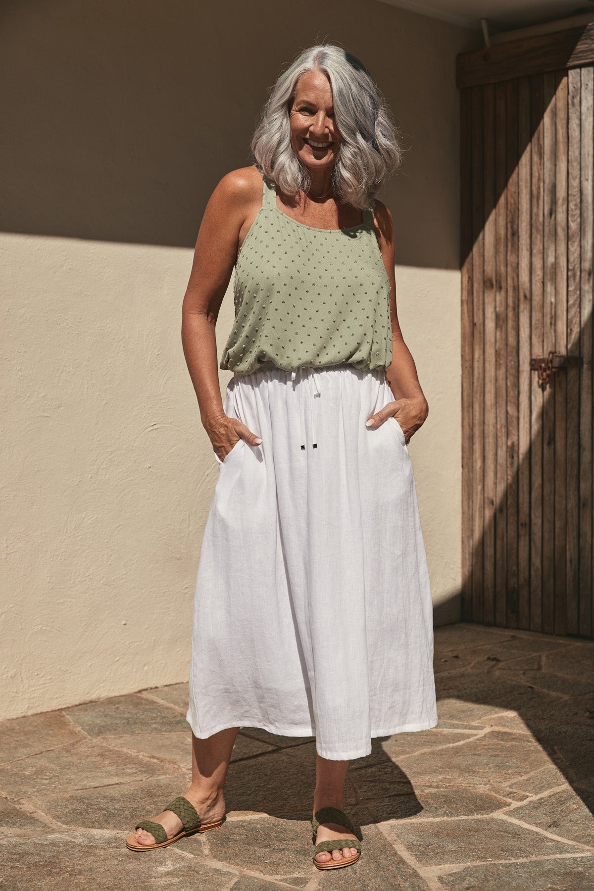 Jungle Tank - Cacti - eb&ive Clothing - Top Sleeveless