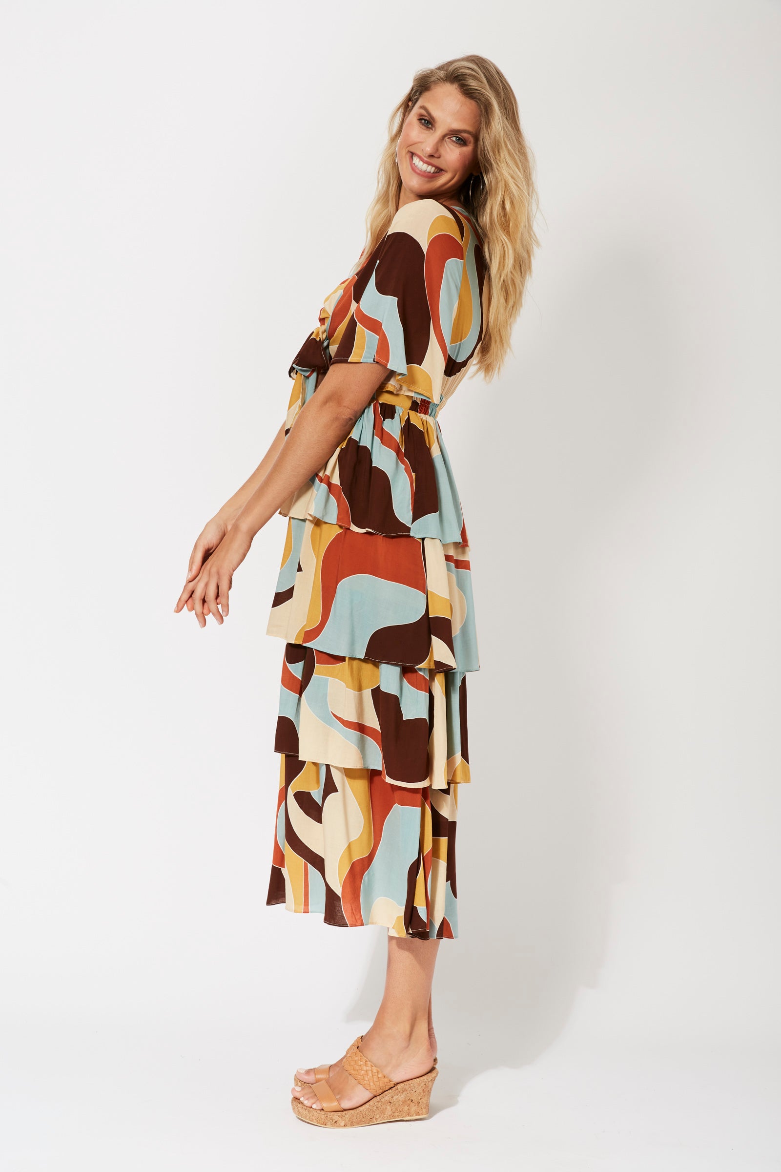 Saba Tiered Maxi - Pucci